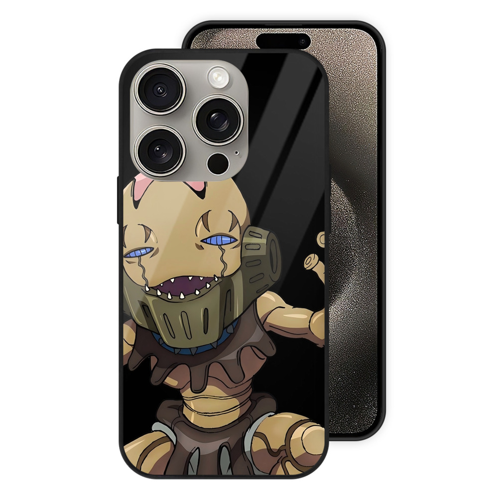 （画像用） ジョジョの奇妙な冒険 JoJo's Bizarre Adventure 【iPhone15Pro対応】スマホケース 耐衝撃＆黄変防止 背面ガラス