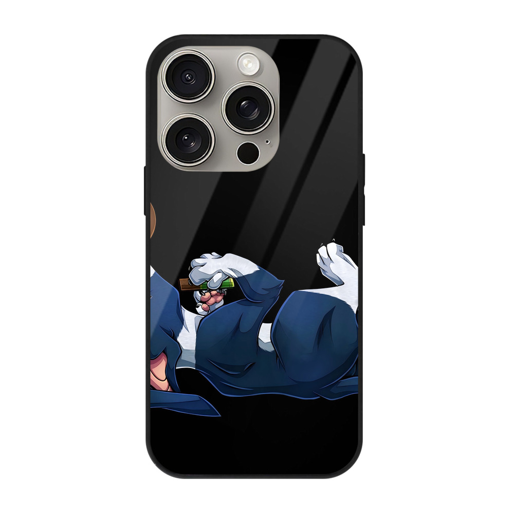 （画像用） ジョジョの奇妙な冒険 JoJo's Bizarre Adventure 【iPhone15Pro対応】スマホケース 耐衝撃＆黄変防止 背面ガラス