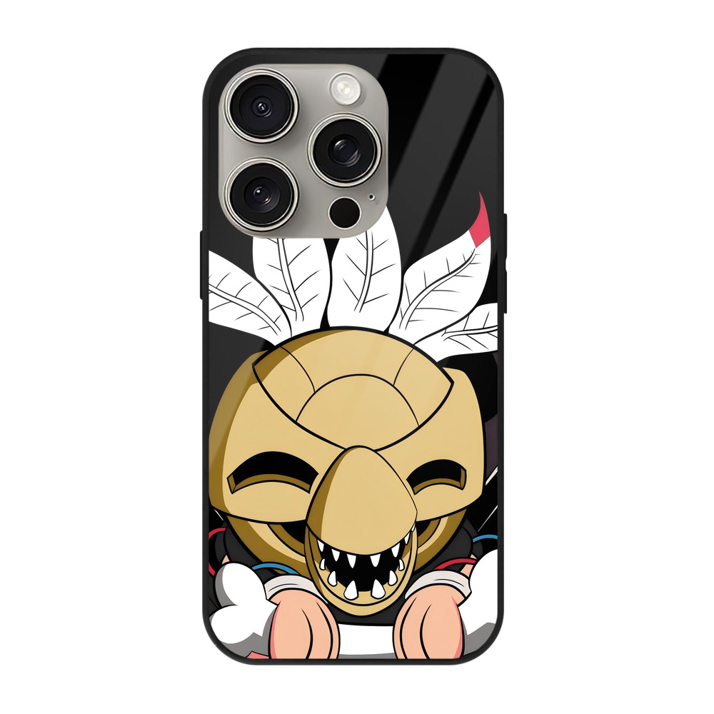 （画像用） ジョジョの奇妙な冒険 JoJo's Bizarre Adventure 【iPhone15Pro対応】スマホケース 耐衝撃＆黄変防止 背面ガラス