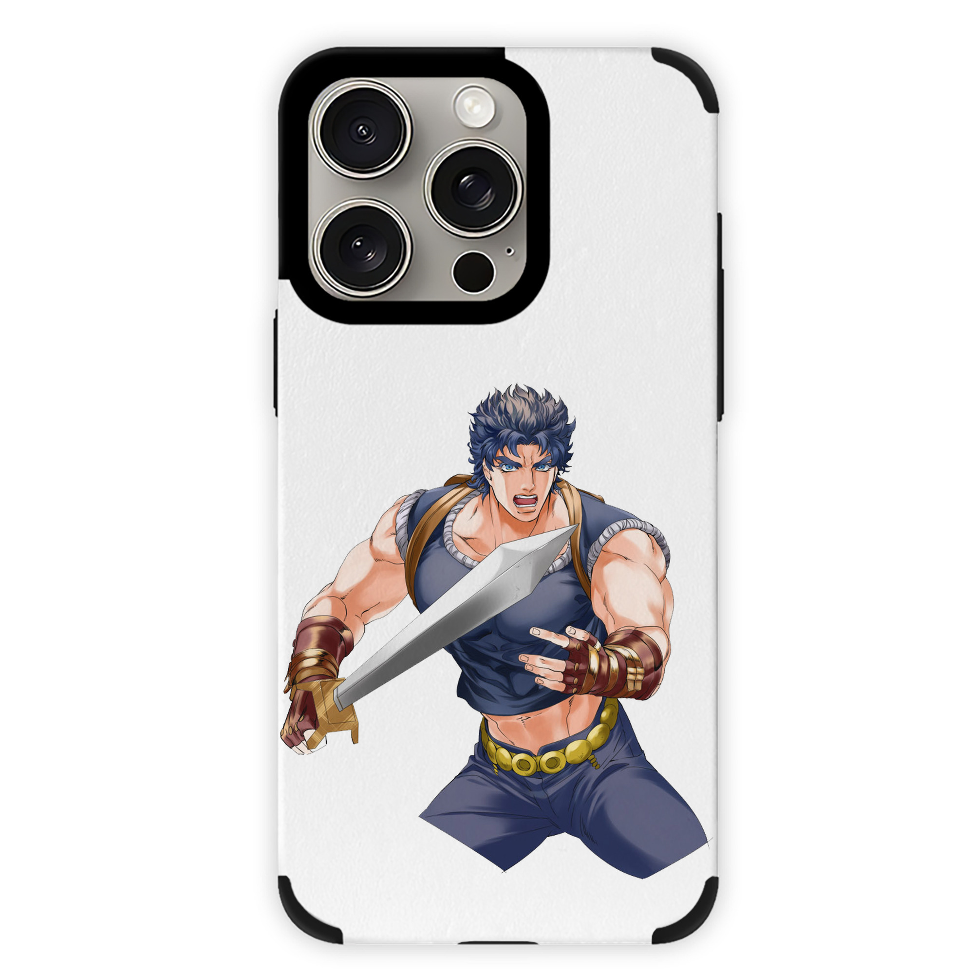 （画像用） ジョジョの奇妙な冒険 /ジョナサン?ジョースター JoJo's Bizarre Adventure Jonathan Joestar 【iPhone15ProMax対応】 PUレザー スマホケース 耐衝撃＆黄変防止