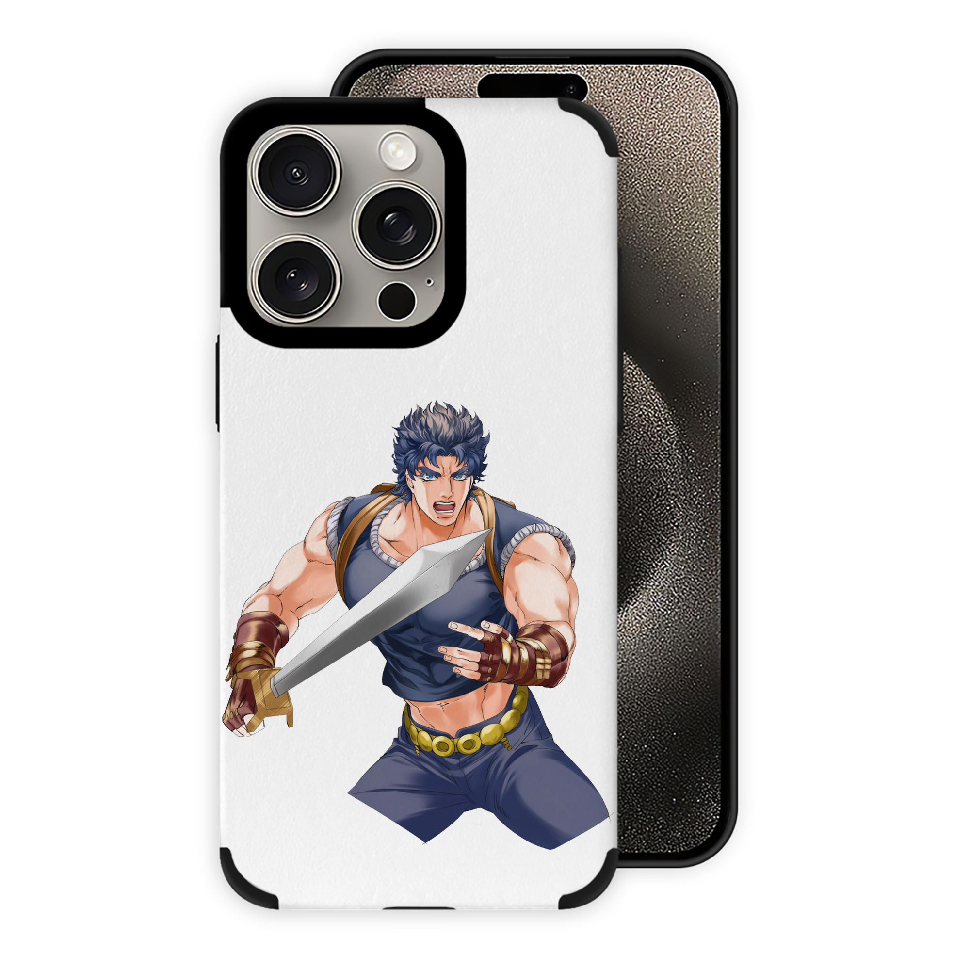 （画像用） ジョジョの奇妙な冒険 /ジョナサン?ジョースター JoJo's Bizarre Adventure Jonathan Joestar 【iPhone15ProMax対応】 PUレザー スマホケース 耐衝撃＆黄変防止