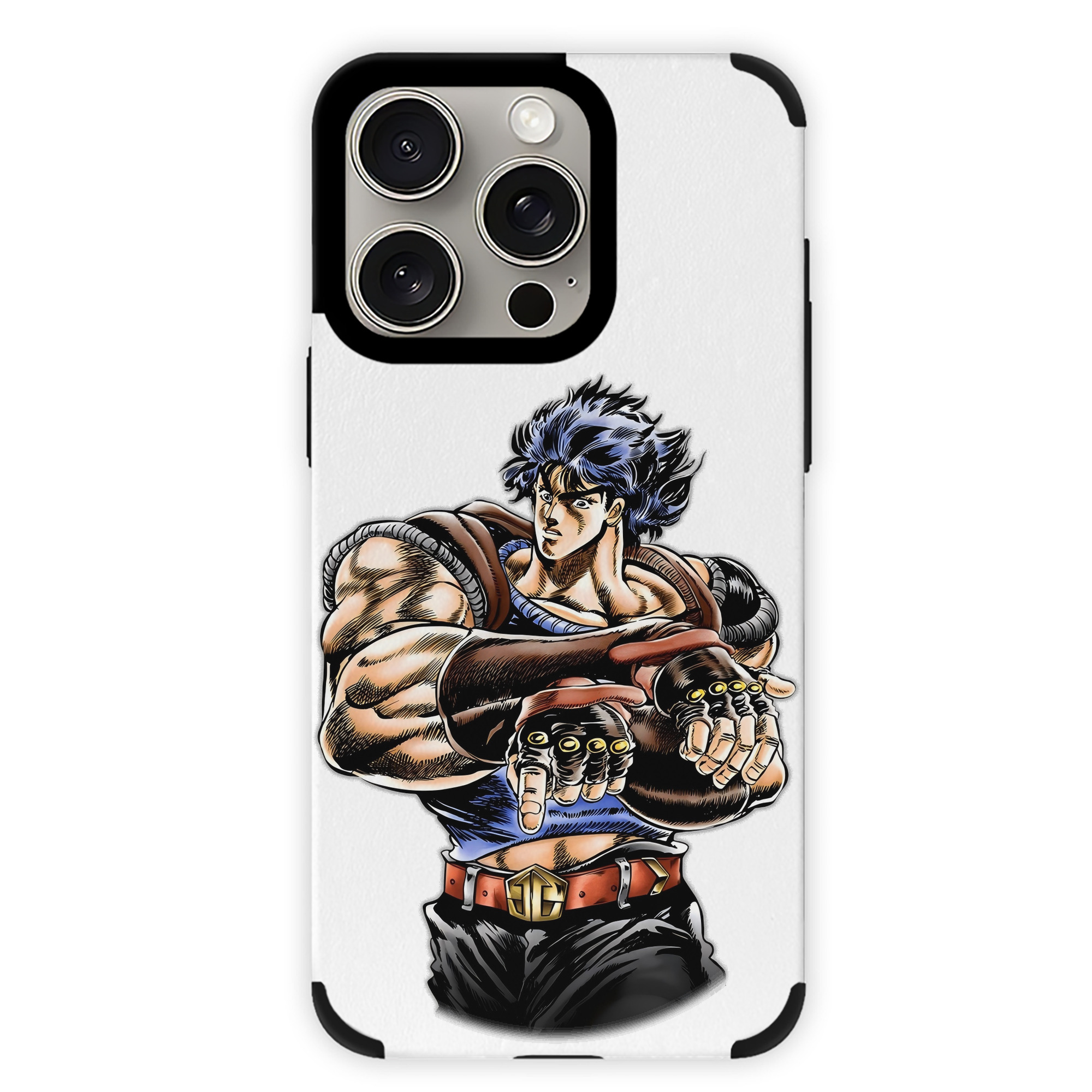 （画像用） ジョジョの奇妙な冒険 /ジョナサン?ジョースター JoJo's Bizarre Adventure Jonathan Joestar 【iPhone15ProMax対応】 PUレザー スマホケース 耐衝撃＆黄変防止