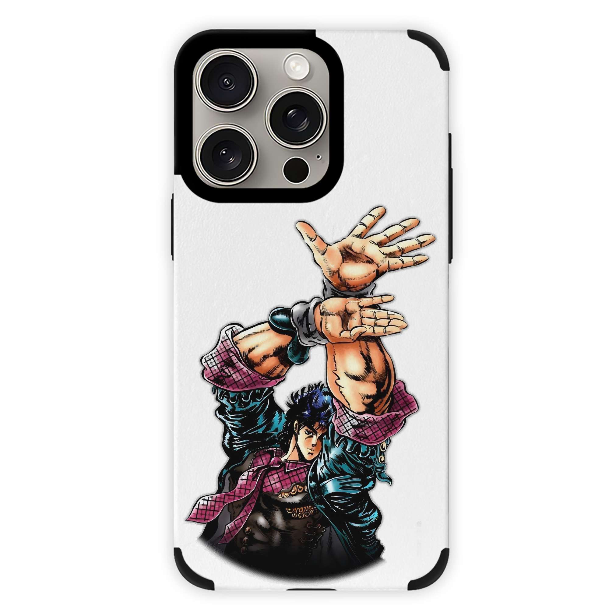 （画像用） ジョジョの奇妙な冒険 /ジョナサン?ジョースター JoJo's Bizarre Adventure Jonathan Joestar 【iPhone15ProMax対応】 PUレザー スマホケース 耐衝撃＆黄変防止
