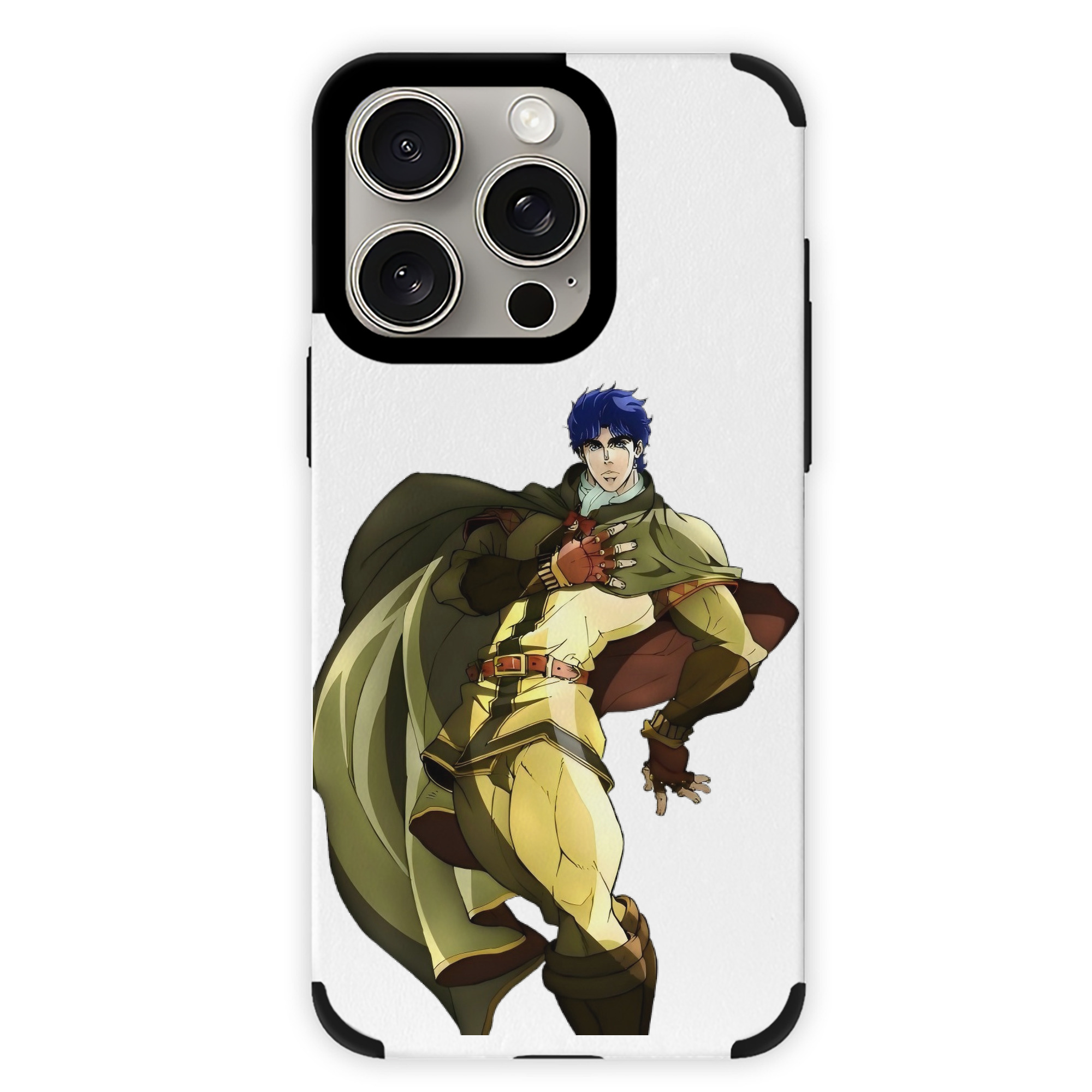 （画像用） ジョジョの奇妙な冒険 /ジョナサン?ジョースター JoJo's Bizarre Adventure Jonathan Joestar 【iPhone15ProMax対応】 PUレザー スマホケース 耐衝撃＆黄変防止