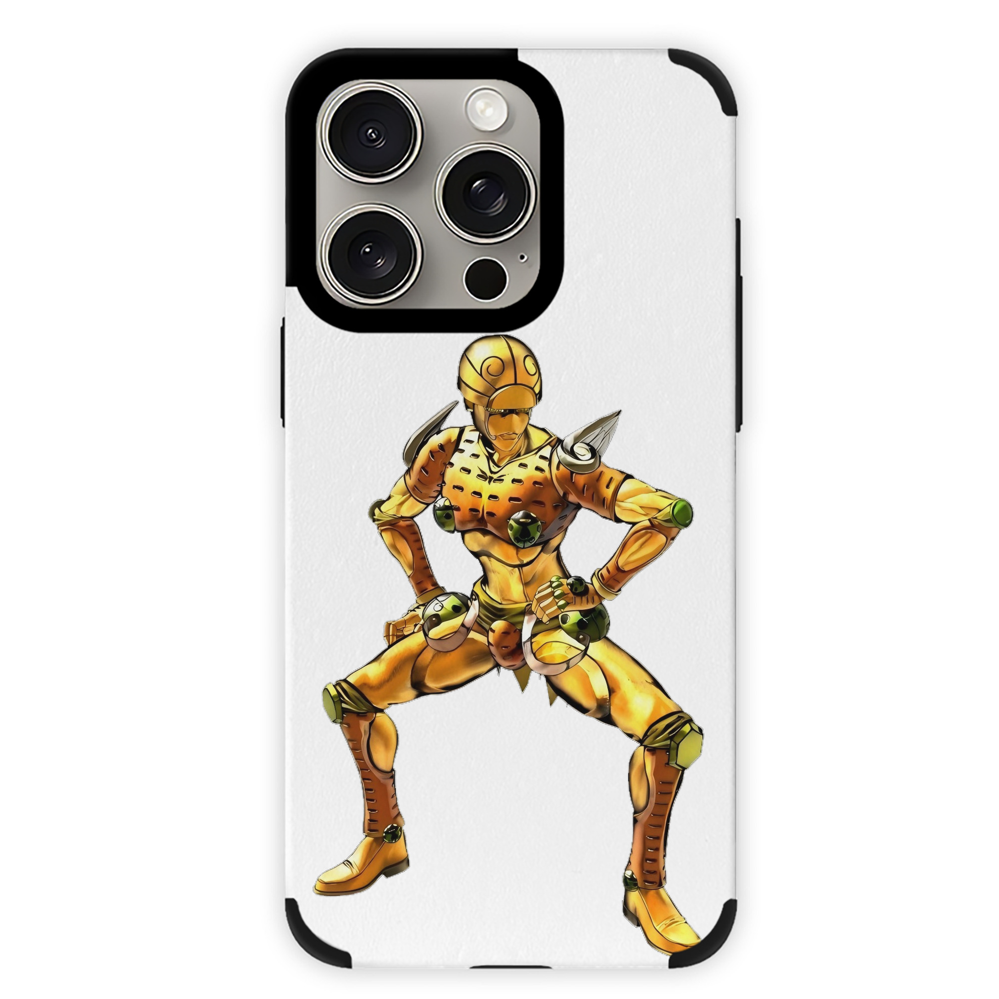 （画像用） ジョジョの奇妙な冒険 ジョルノ?ジョバァーナ JoJo's Bizarre Adventure Giorno Giovanna 【iPhone15ProMax対応】 PUレザー スマホケース 耐衝撃＆黄変防止