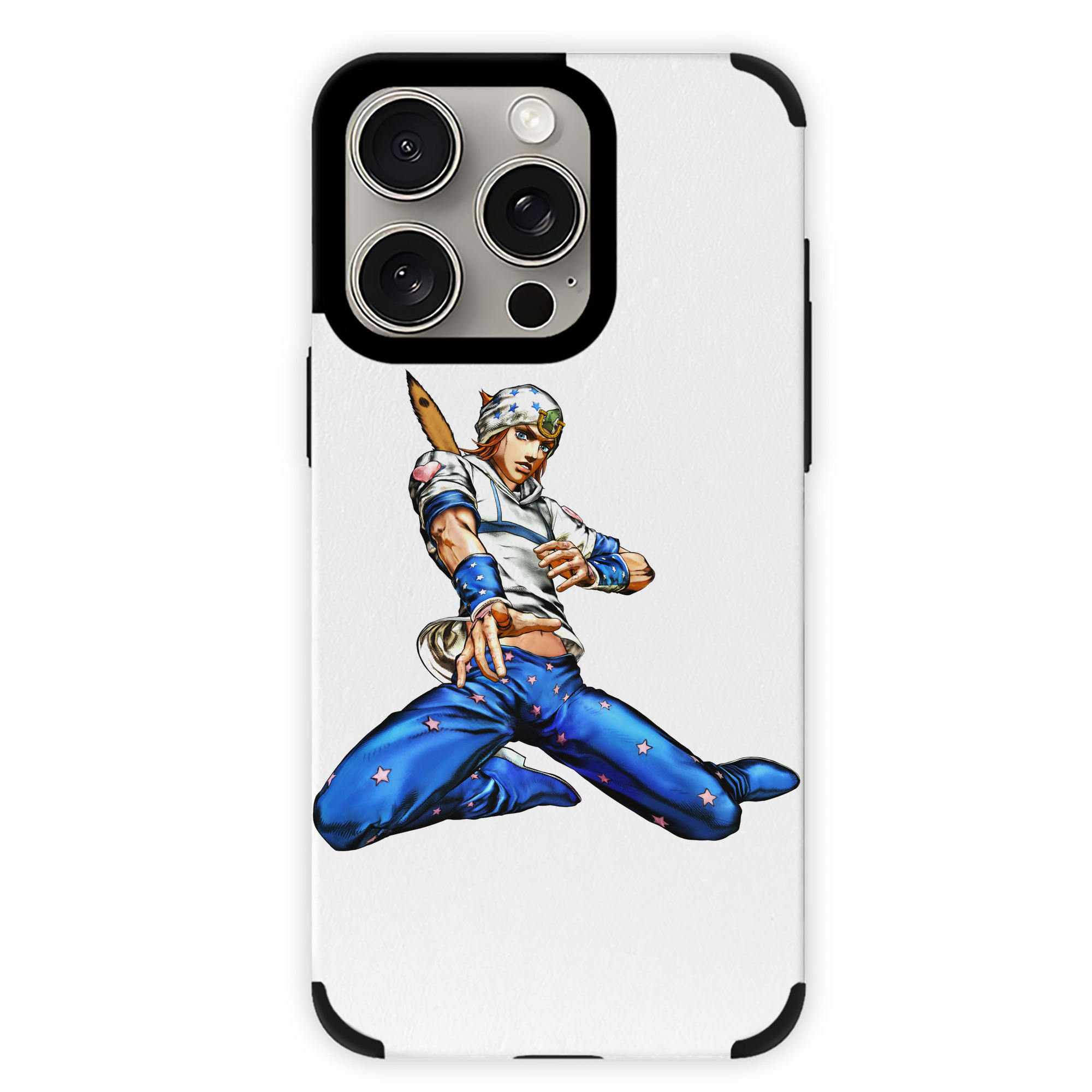 （画像用） ジョジョの奇妙な冒険 ジョナサン?ジョースター JoJo's Bizarre Adventure Jonathan Joestar 【iPhone15ProMax対応】 PUレザー スマホケース 耐衝撃＆黄変防止