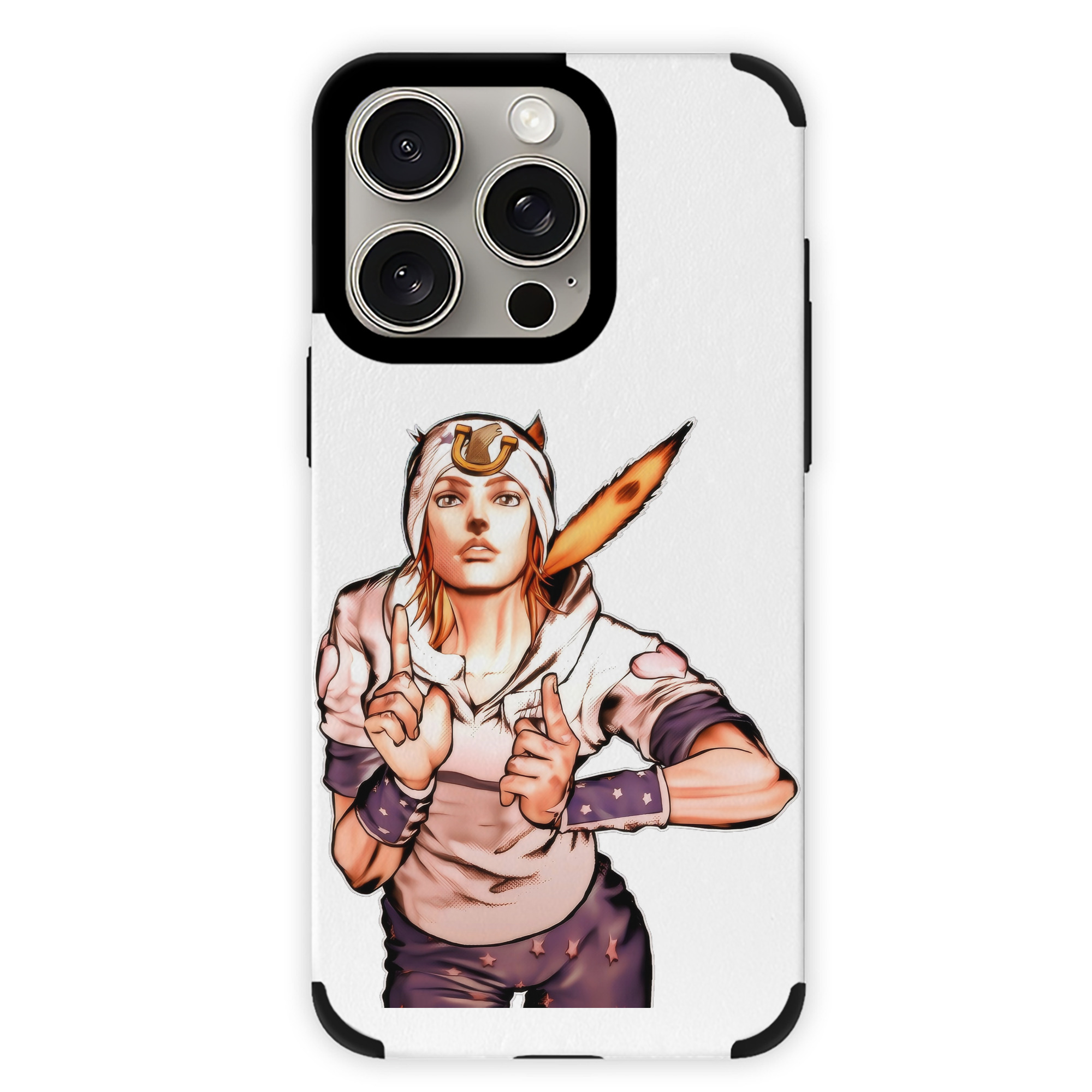 （画像用） ジョジョの奇妙な冒険 ジョナサン?ジョースター JoJo's Bizarre Adventure Jonathan Joestar 【iPhone15ProMax対応】 PUレザー スマホケース 耐衝撃＆黄変防止