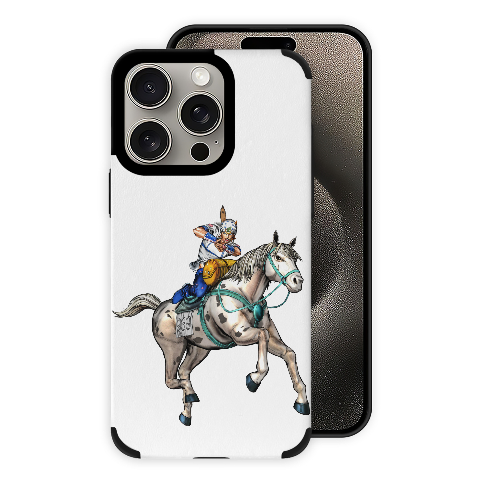（画像用） ジョジョの奇妙な冒険 ジョナサン?ジョースター JoJo's Bizarre Adventure Jonathan Joestar 【iPhone15ProMax対応】 PUレザー スマホケース 耐衝撃＆黄変防止