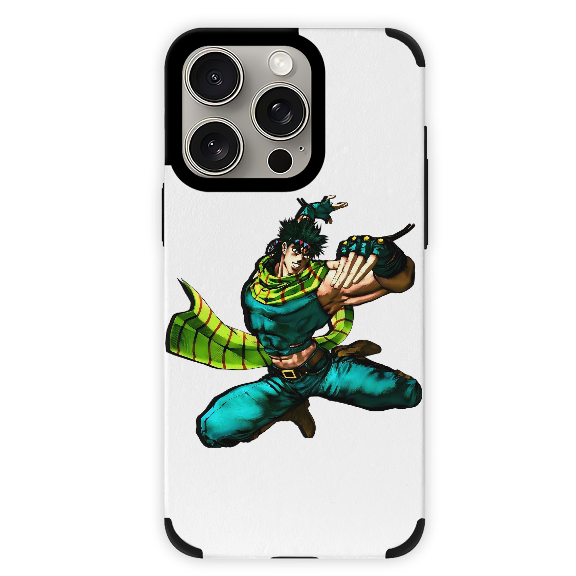 （画像用） ジョジョの奇妙な冒険 ジョセフ?ジョースター JoJo's Bizarre Adventure Joseph Joestar 【iPhone15ProMax対応】 PUレザー スマホケース 耐衝撃＆黄変防止