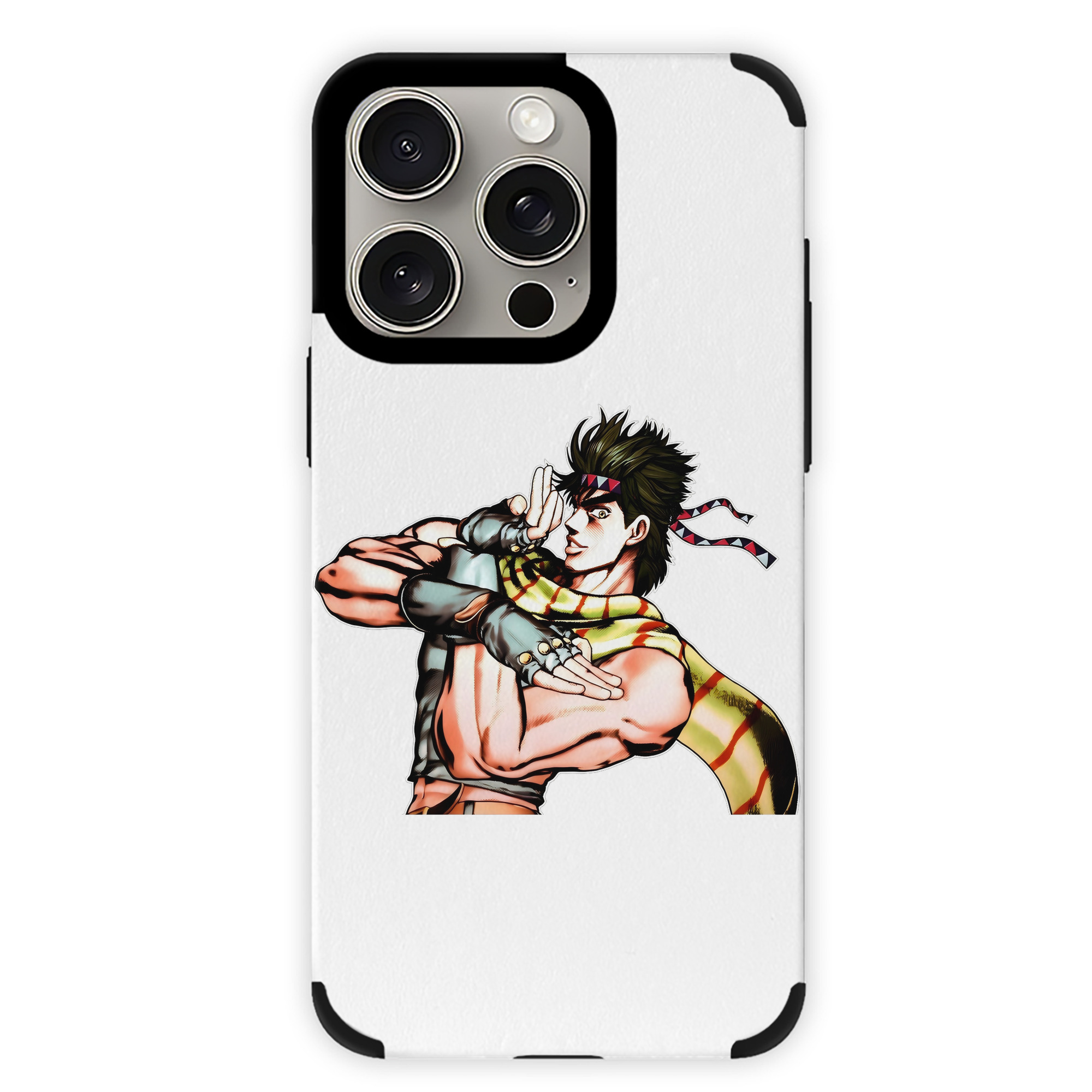 （画像用） ジョジョの奇妙な冒険 ジョセフ?ジョースター JoJo's Bizarre Adventure Joseph Joestar 【iPhone15ProMax対応】 PUレザー スマホケース 耐衝撃＆黄変防止
