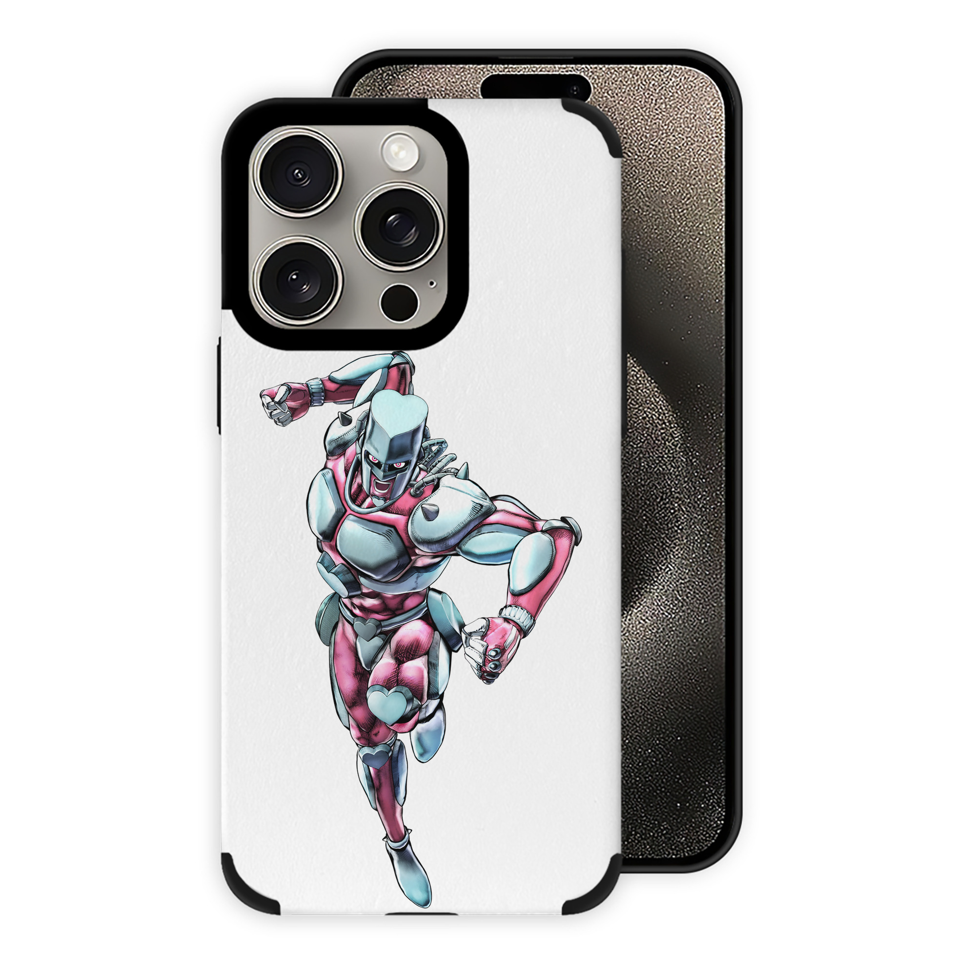 （画像用） ジョジョの奇妙な冒険 ひがしかた じょうすけ JoJo's Bizarre Adventure Higashikata Josuke 【iPhone15ProMax対応】 PUレザー スマホケース 耐衝撃＆黄変防止