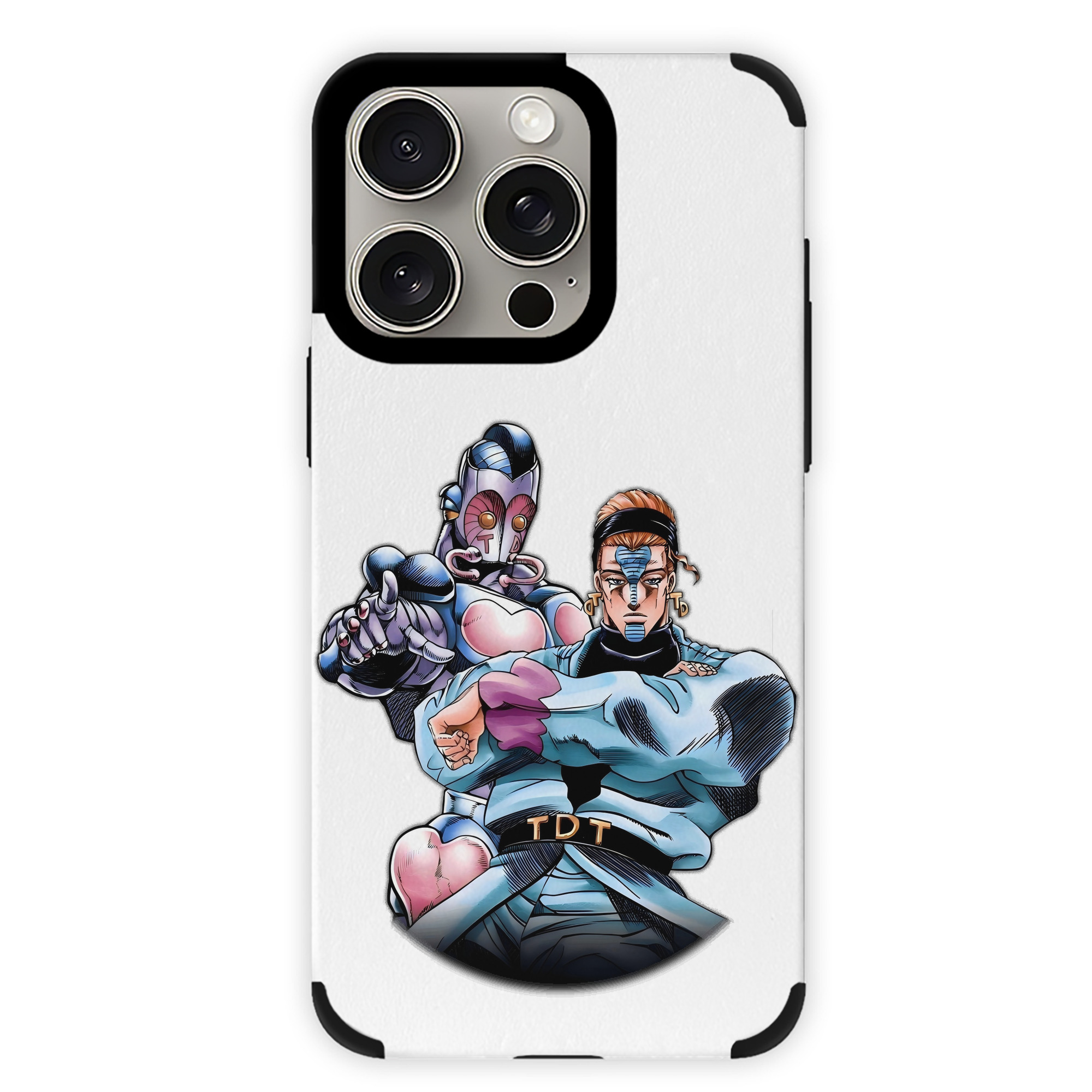 （画像用） ジョジョの奇妙な冒険 ひがしかた じょうすけ JoJo's Bizarre Adventure Higashikata Josuke 【iPhone15ProMax対応】 PUレザー スマホケース 耐衝撃＆黄変防止
