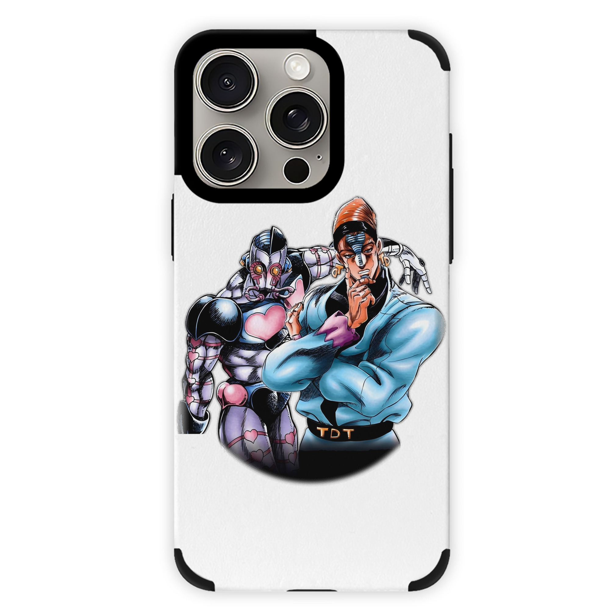 （画像用） ジョジョの奇妙な冒険 ひがしかた じょうすけ JoJo's Bizarre Adventure Higashikata Josuke 【iPhone15ProMax対応】 PUレザー スマホケース 耐衝撃＆黄変防止