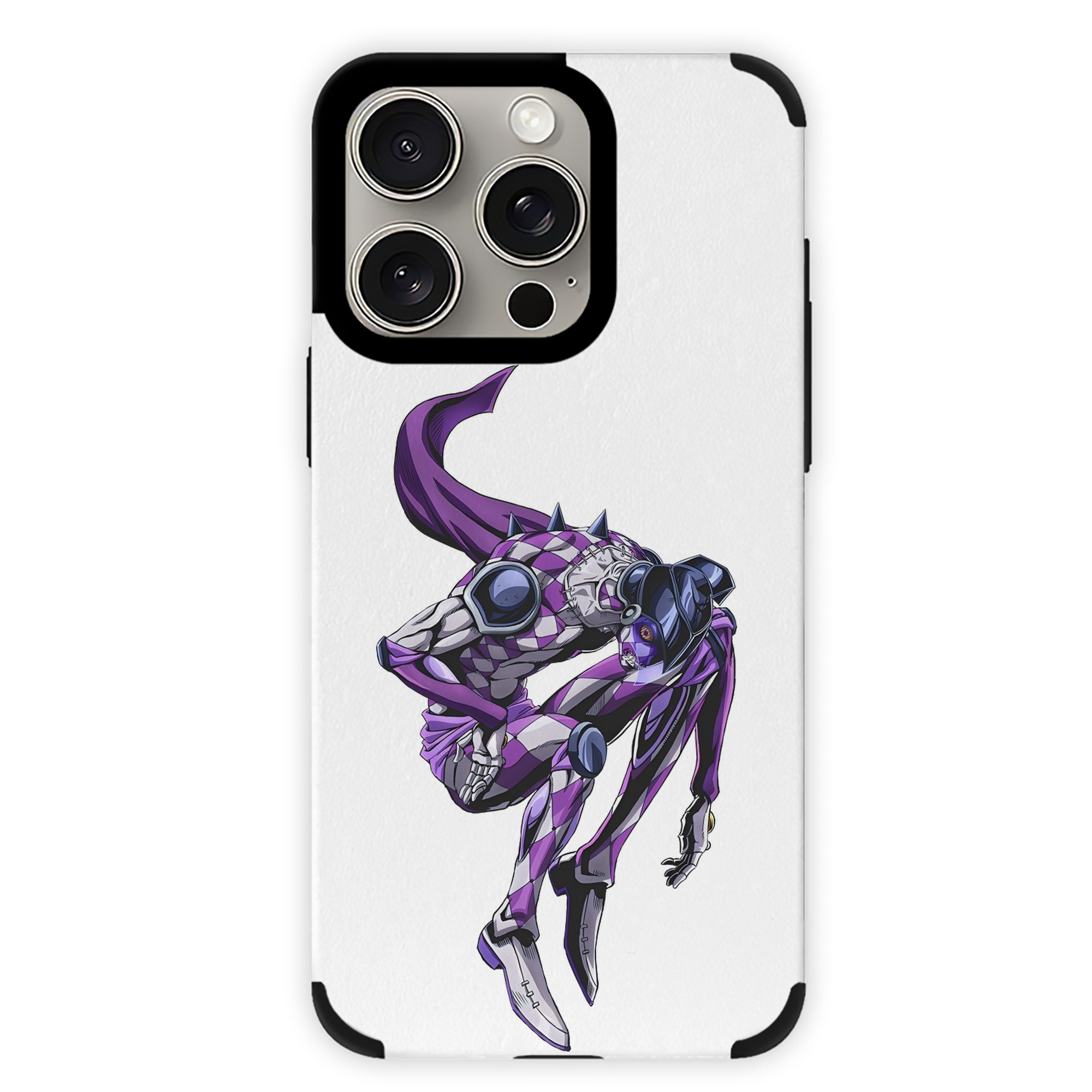 （画像用） ジョジョの奇妙な冒険 パンナコッタ?フー JoJo's Bizarre Adventure Pannacotta Fugo 【iPhone15ProMax対応】 PUレザー スマホケース 耐衝撃＆黄変防止