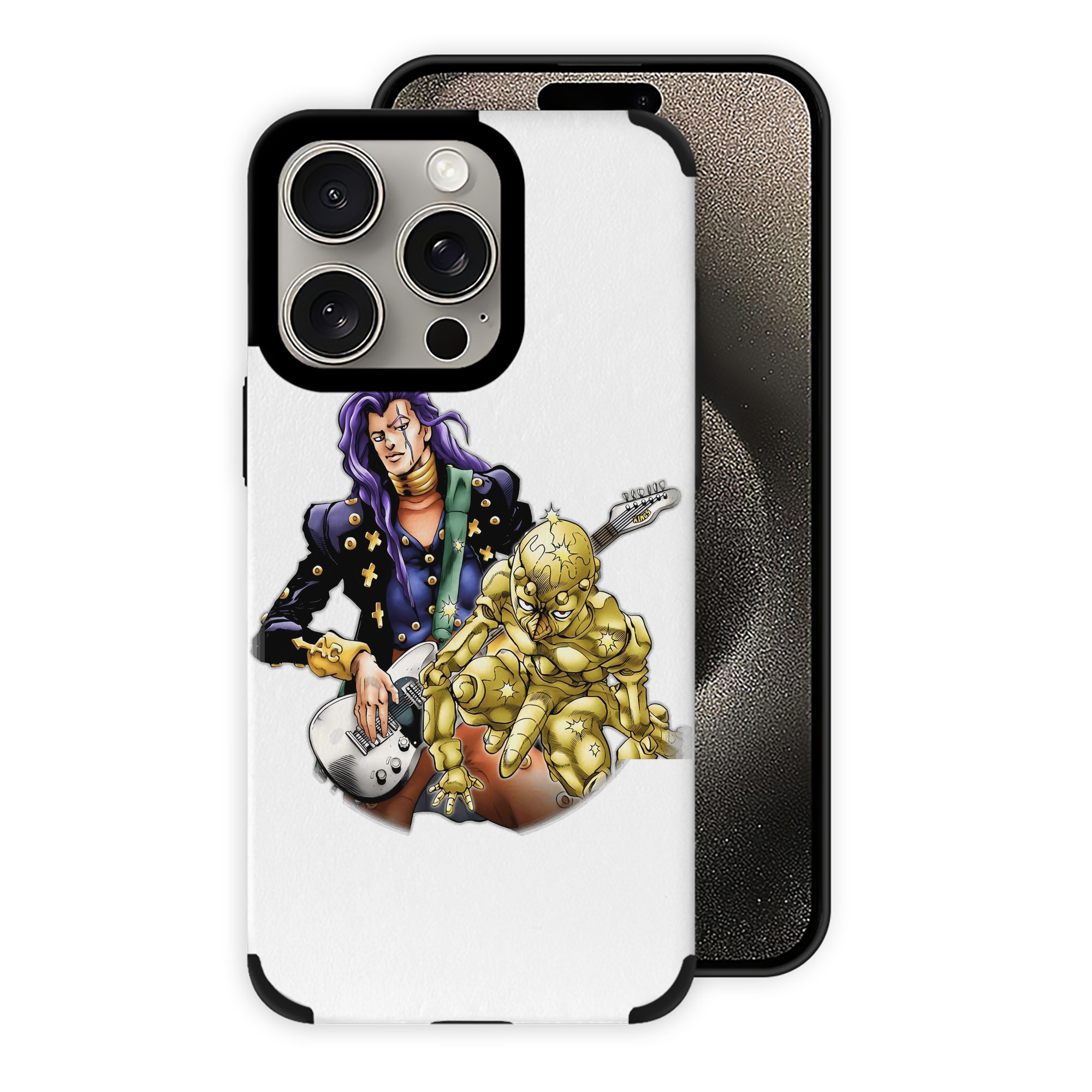 （画像用） ジョジョの奇妙な冒険 おといし あきら JoJo's Bizarre Adventure Akira Otoishi 【iPhone15ProMax対応】 PUレザー スマホケース 耐衝撃＆黄変防止