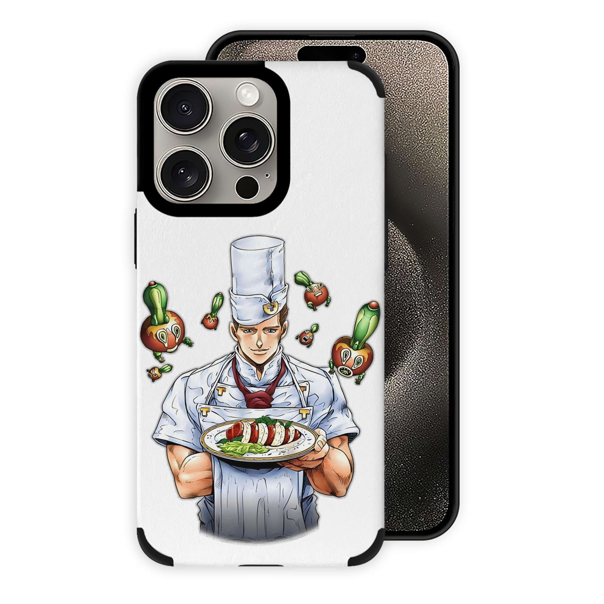 （画像用） ジョジョの奇妙な冒険 Tonio Trussardi JoJo's Bizarre Adventure トニオ?トラッサルディ 【iPhone15ProMax対応】 PUレザー スマホケース 耐衝撃＆黄変防止