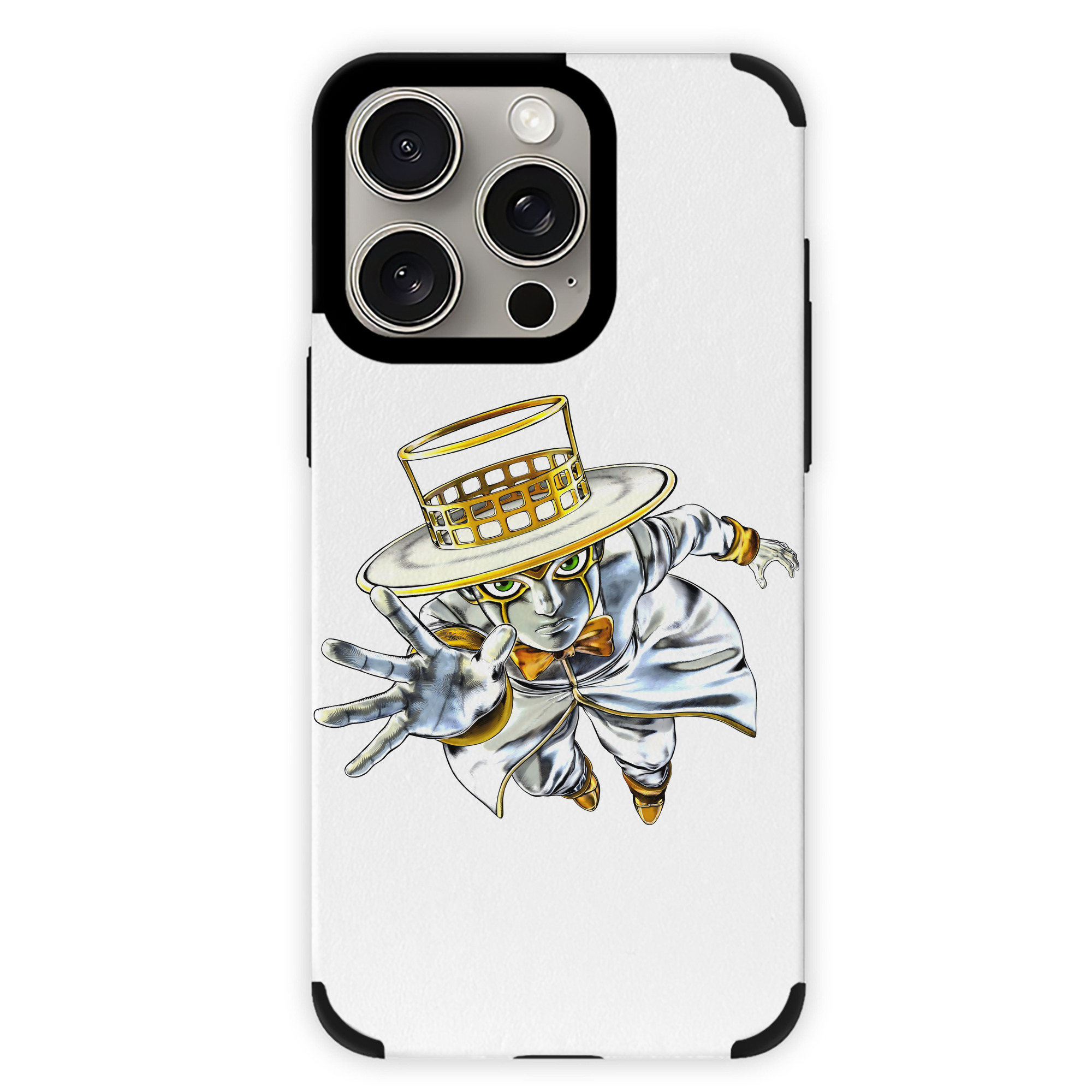 （画像用） ジョジョの奇妙な冒険 岸辺 露伴（きしべ ろはん） JoJo's Bizarre Adventure Rohan Kishibe 【iPhone15ProMax対応】 PUレザー スマホケース 耐衝撃＆黄変防止