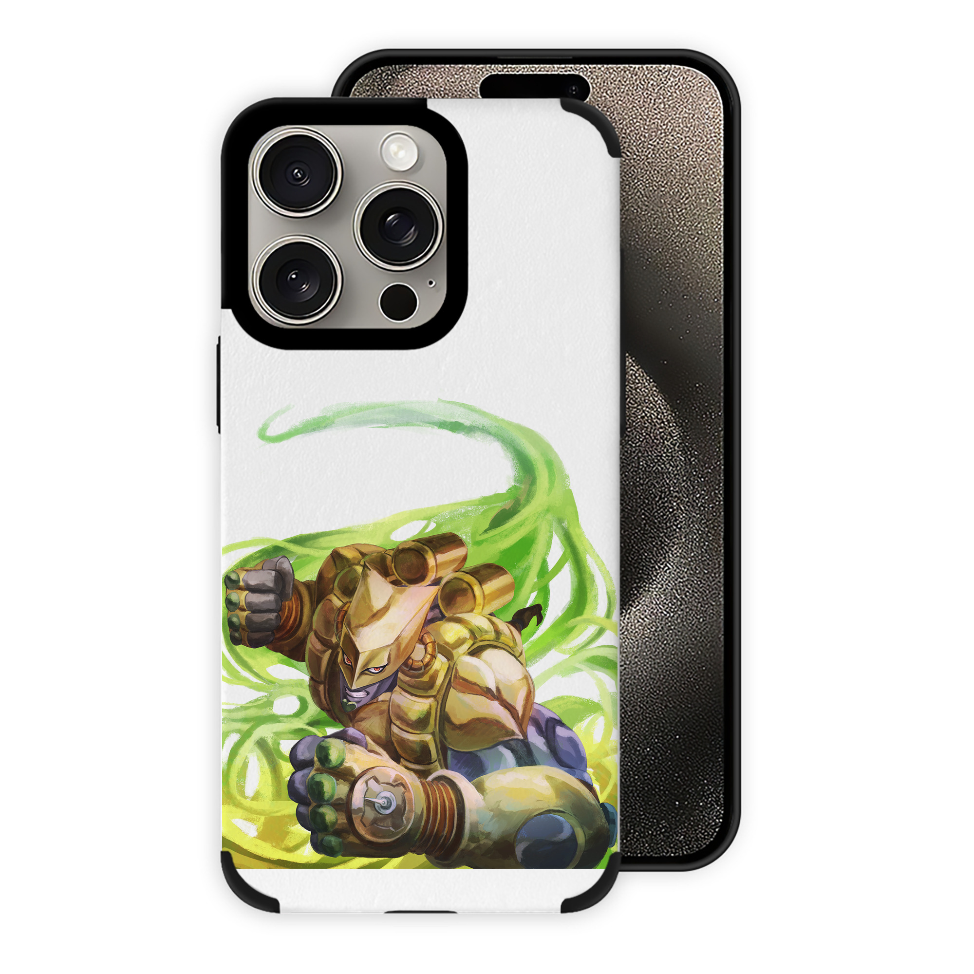 （画像用） ジョジョの奇妙な冒険 ディオ?ブランドー JoJo's Bizarre Adventure Dio Brando 【iPhone15ProMax対応】 PUレザー スマホケース 耐衝撃＆黄変防止