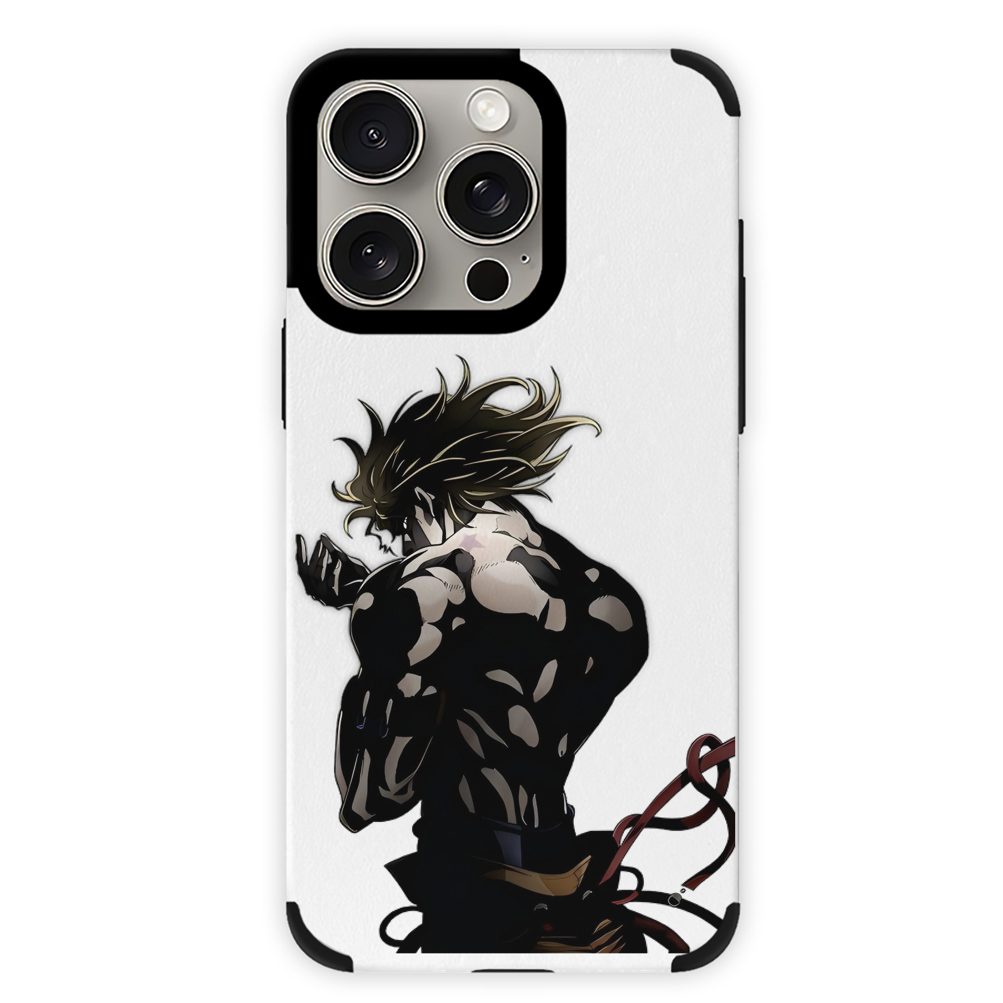 （画像用） ジョジョの奇妙な冒険 ディオ?ブランドー JoJo's Bizarre Adventure Dio Brando 【iPhone15ProMax対応】 PUレザー スマホケース 耐衝撃＆黄変防止