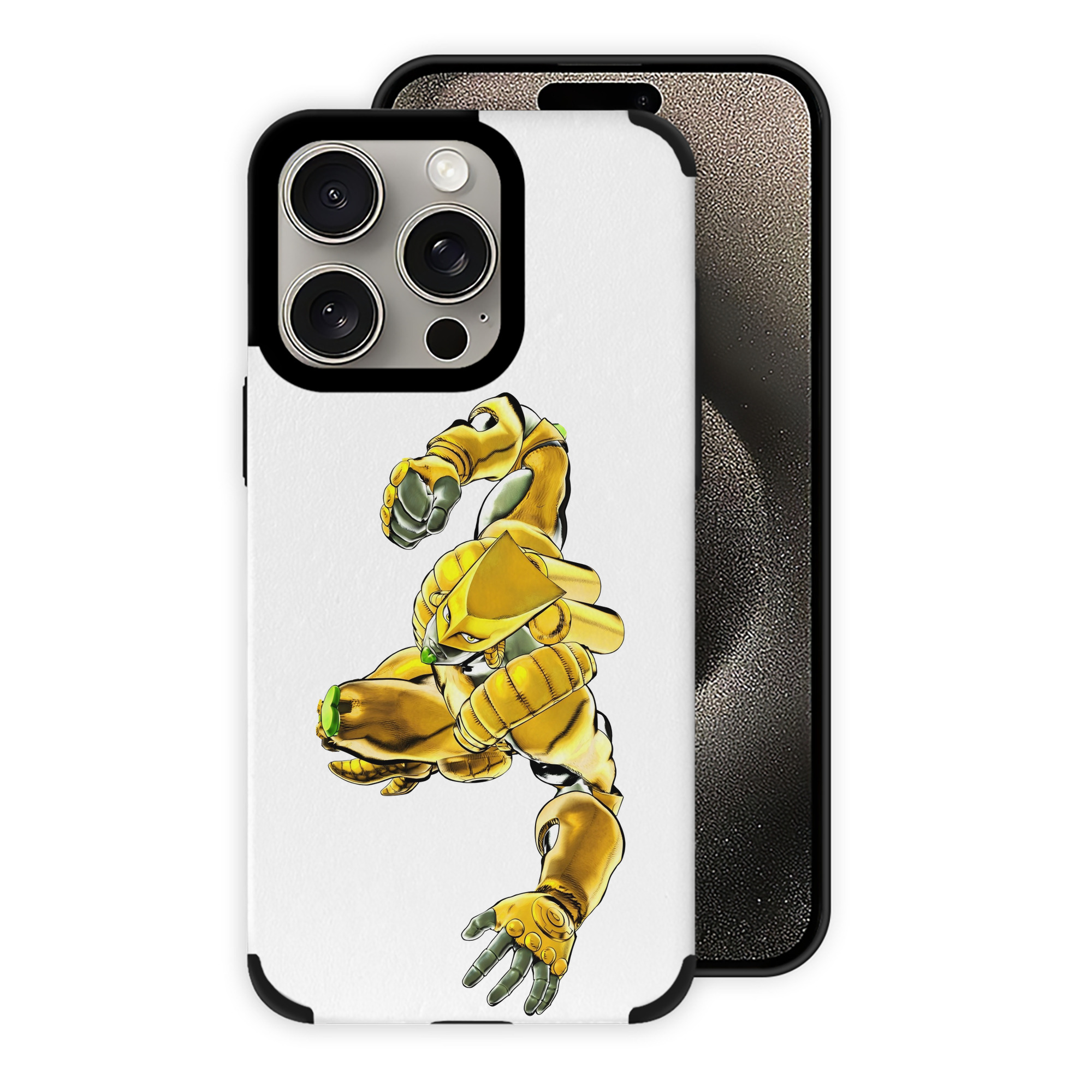 （画像用） ジョジョの奇妙な冒険 ディオ?ブランドー JoJo's Bizarre Adventure Dio Brando 【iPhone15ProMax対応】 PUレザー スマホケース 耐衝撃＆黄変防止
