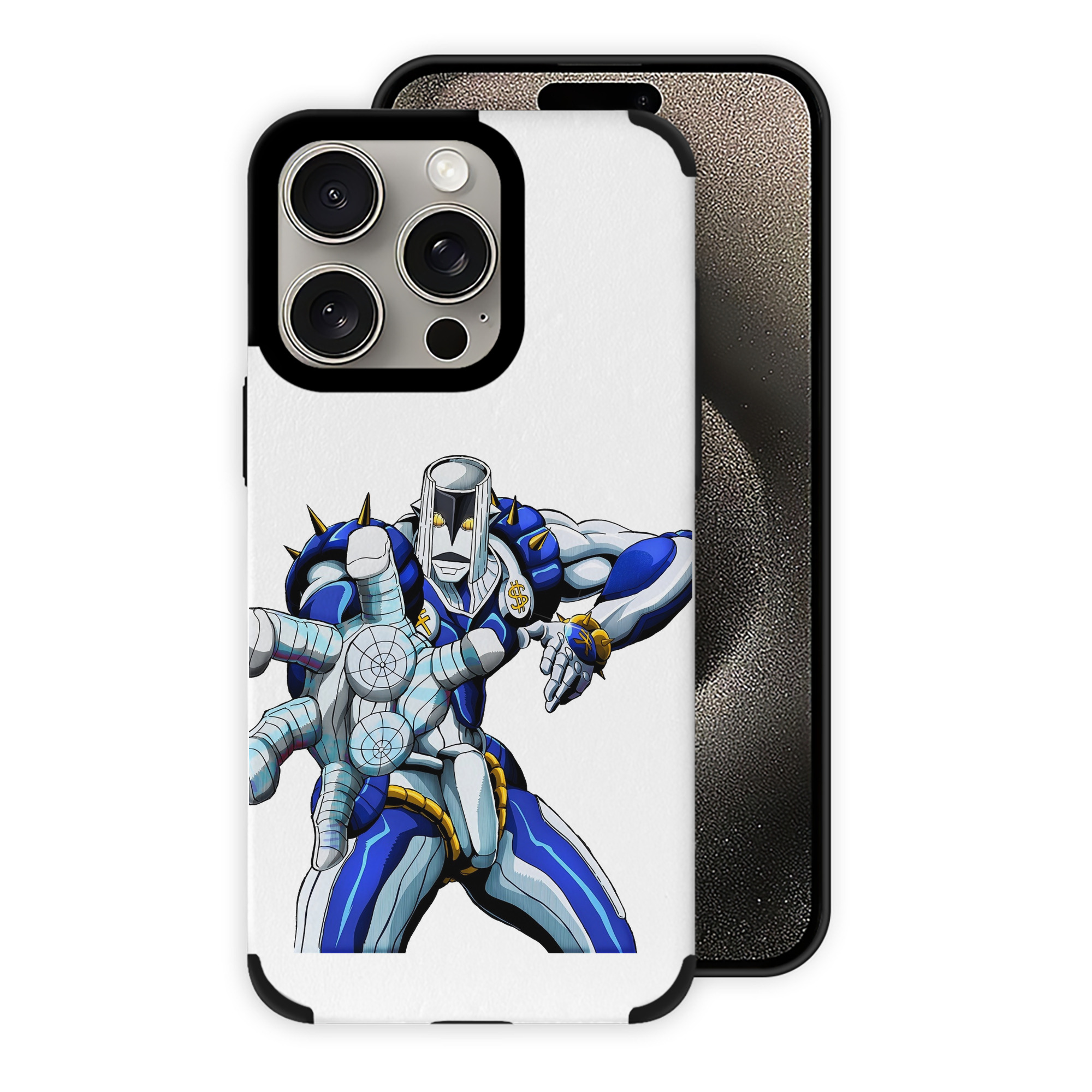 （画像用） ジョジョの奇妙な冒険 虹村億泰 にじむら おくやす JoJo's Bizarre Adventure Nijimura Okuyasu 【iPhone15ProMax対応】 PUレザー スマホケース 耐衝撃＆黄変防止
