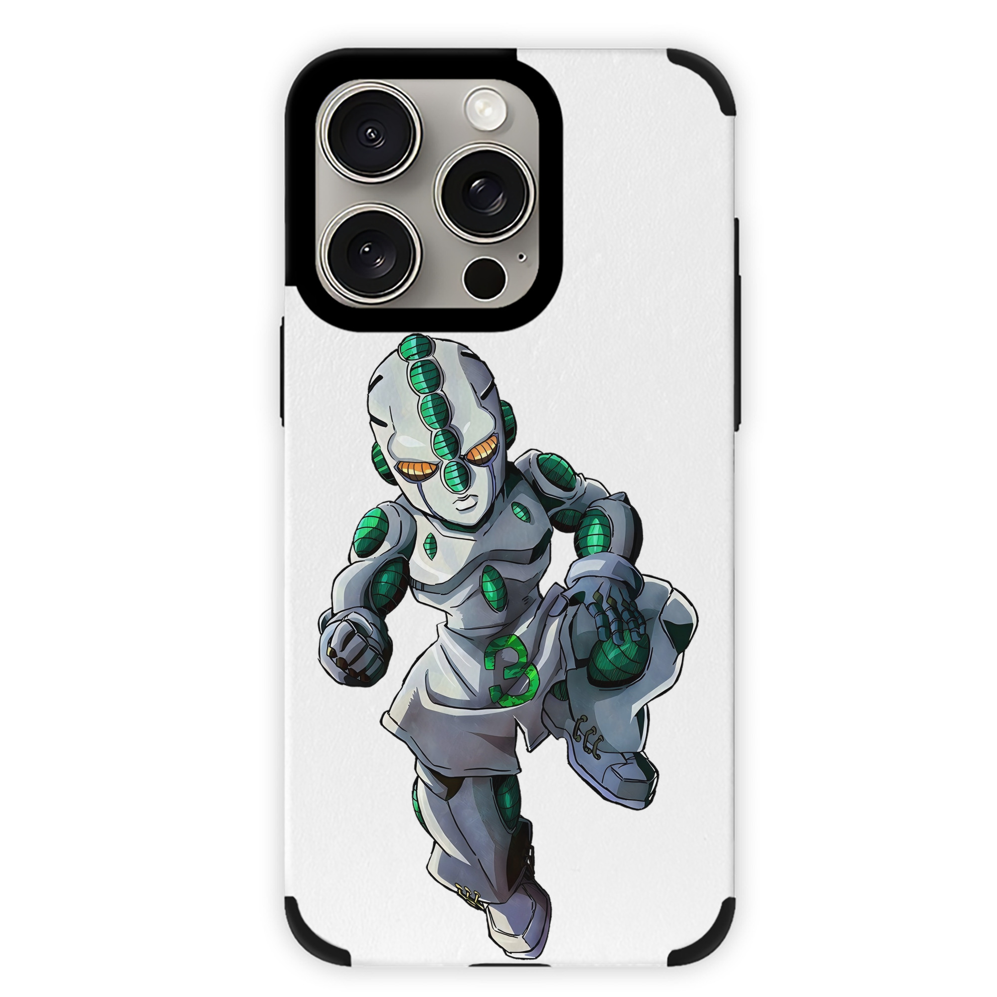 （画像用） ジョジョの奇妙な冒険 広瀨康一 JoJo's Bizarre Adventure Hirose Koichi 【iPhone15ProMax対応】 PUレザー スマホケース 耐衝撃＆黄変防止