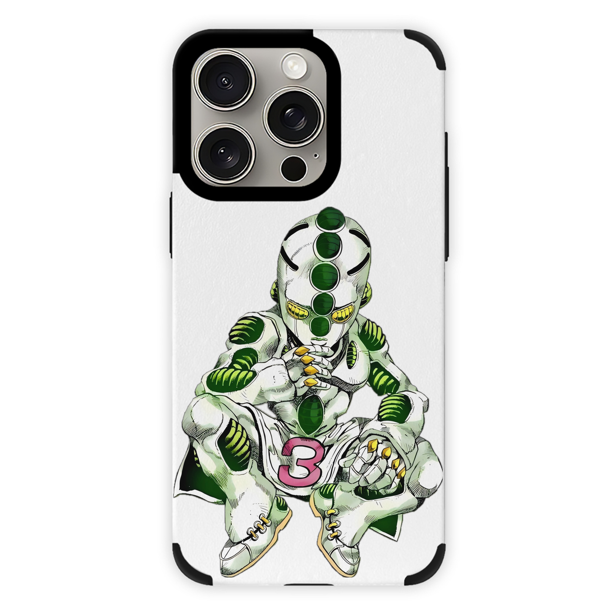 （画像用） ジョジョの奇妙な冒険 広瀨康一 JoJo's Bizarre Adventure Hirose Koichi 【iPhone15ProMax対応】 PUレザー スマホケース 耐衝撃＆黄変防止