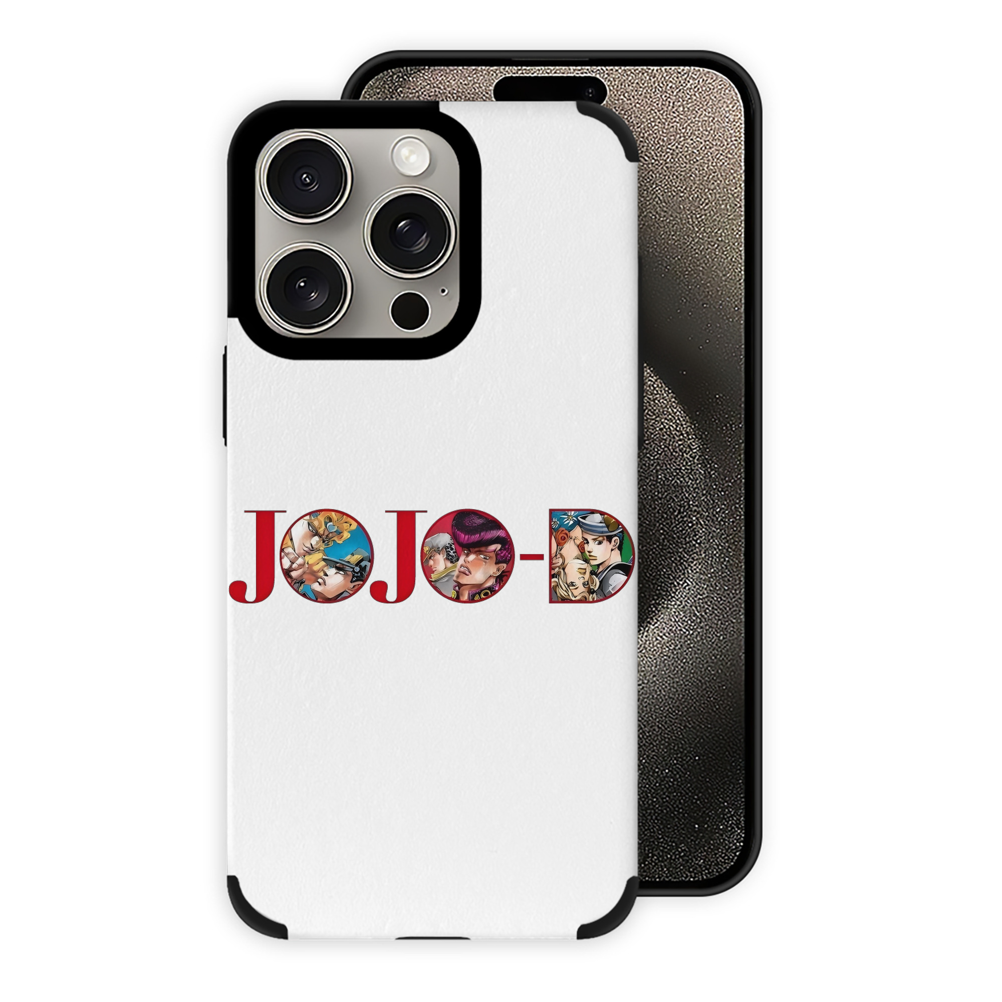 （画像用） ジョジョの奇妙な冒険 JoJo's Bizarre Adventure 【iPhone15ProMax対応】 PUレザー スマホケース 耐衝撃＆黄変防止
