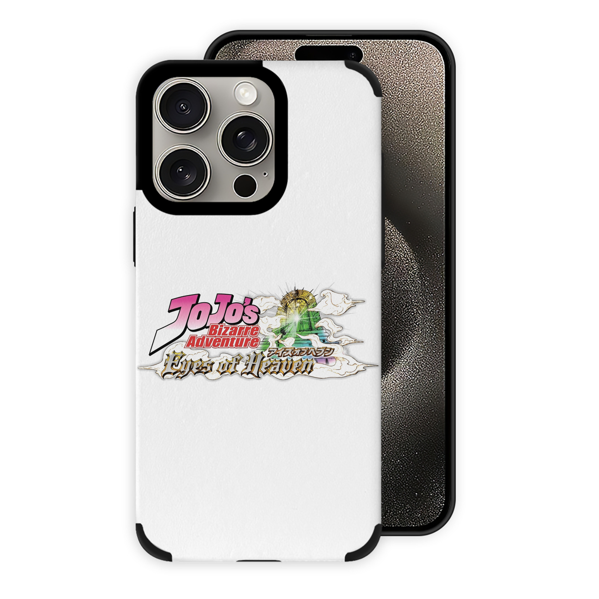 （画像用） ジョジョの奇妙な冒険 JoJo's Bizarre Adventure 【iPhone15ProMax対応】 PUレザー スマホケース 耐衝撃＆黄変防止