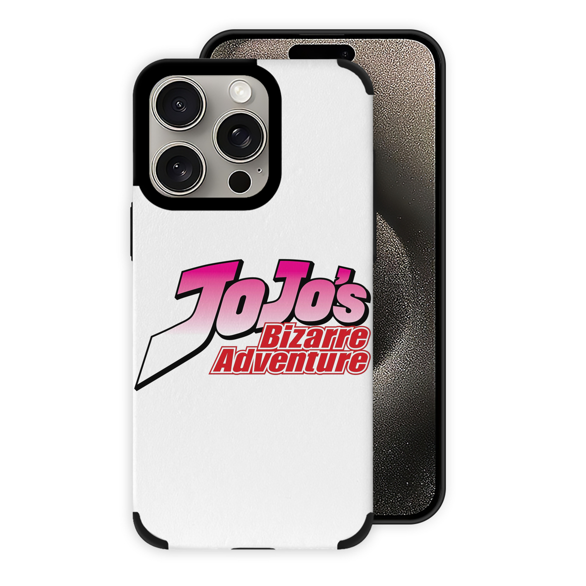 （画像用） ジョジョの奇妙な冒険 JoJo's Bizarre Adventure 【iPhone15ProMax対応】 PUレザー スマホケース 耐衝撃＆黄変防止
