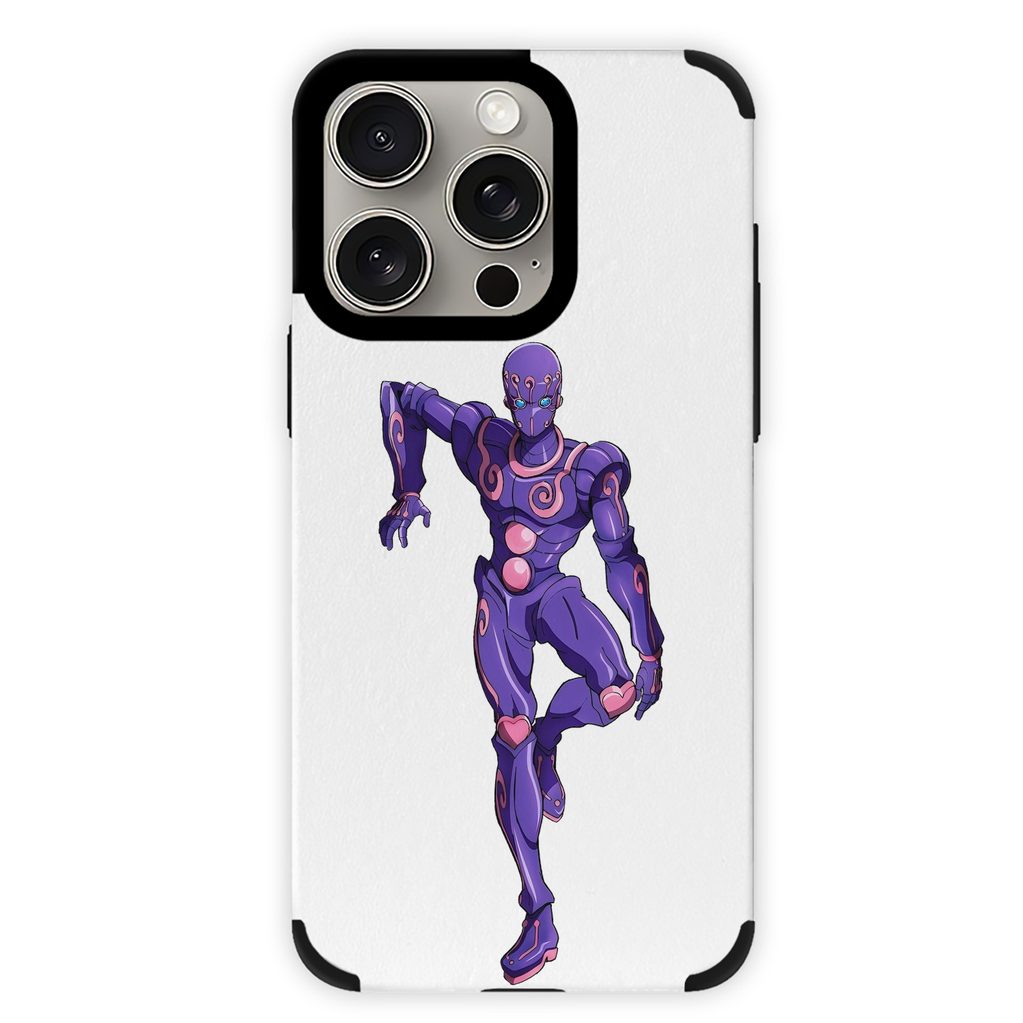（画像用） ジョジョの奇妙な冒険 JoJo's Bizarre Adventure 【iPhone15ProMax対応】 PUレザー スマホケース 耐衝撃＆黄変防止