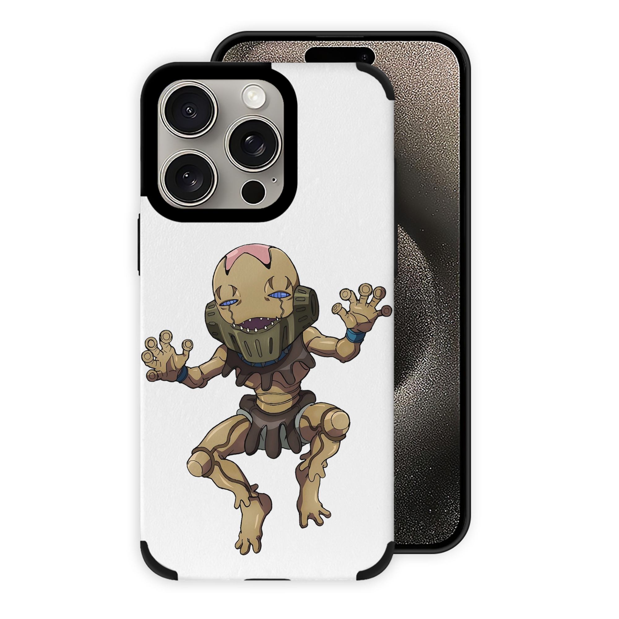 （画像用） ジョジョの奇妙な冒険 JoJo's Bizarre Adventure 【iPhone15ProMax対応】 PUレザー スマホケース 耐衝撃＆黄変防止