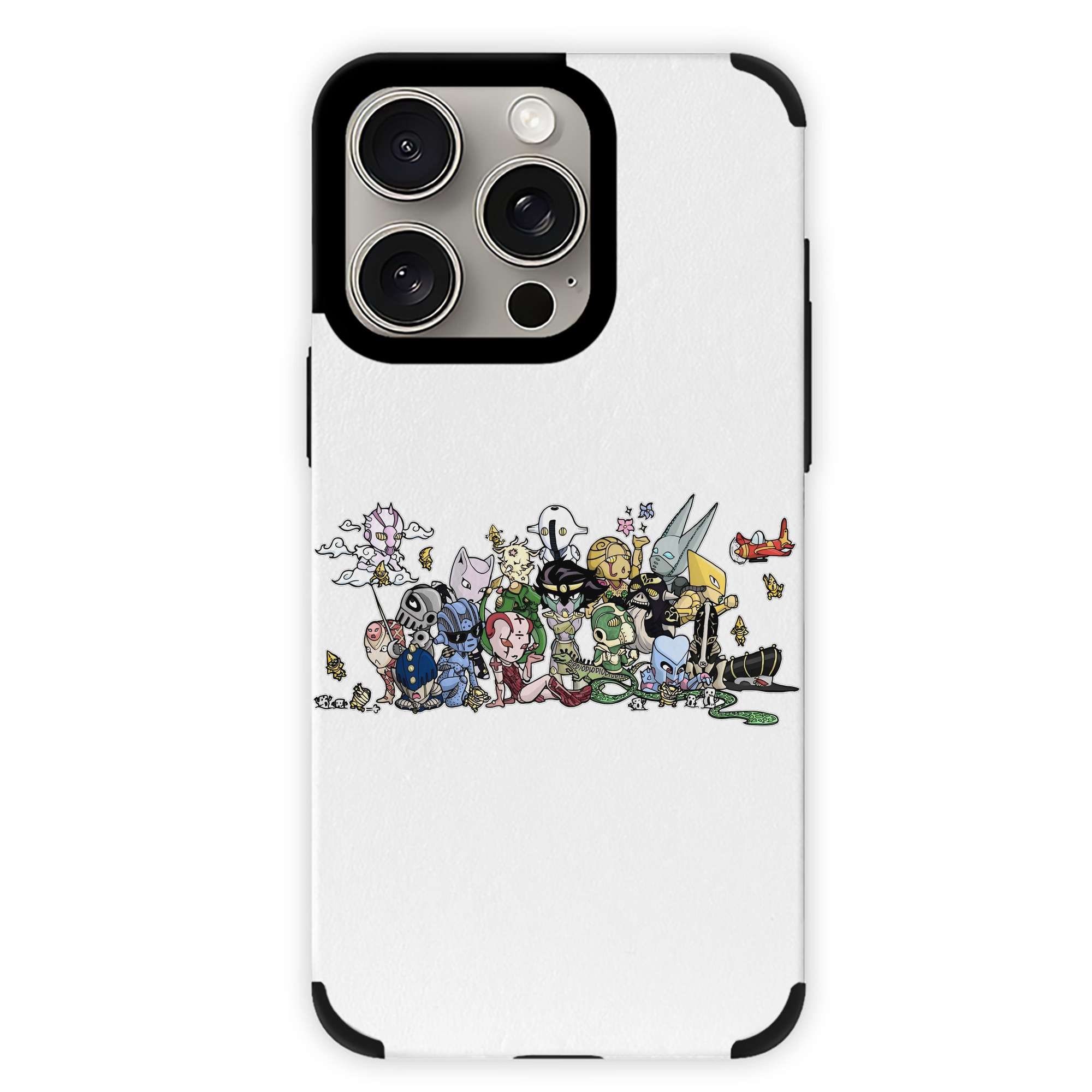 （画像用） ジョジョの奇妙な冒険 JoJo's Bizarre Adventure 【iPhone15ProMax対応】 PUレザー スマホケース 耐衝撃＆黄変防止