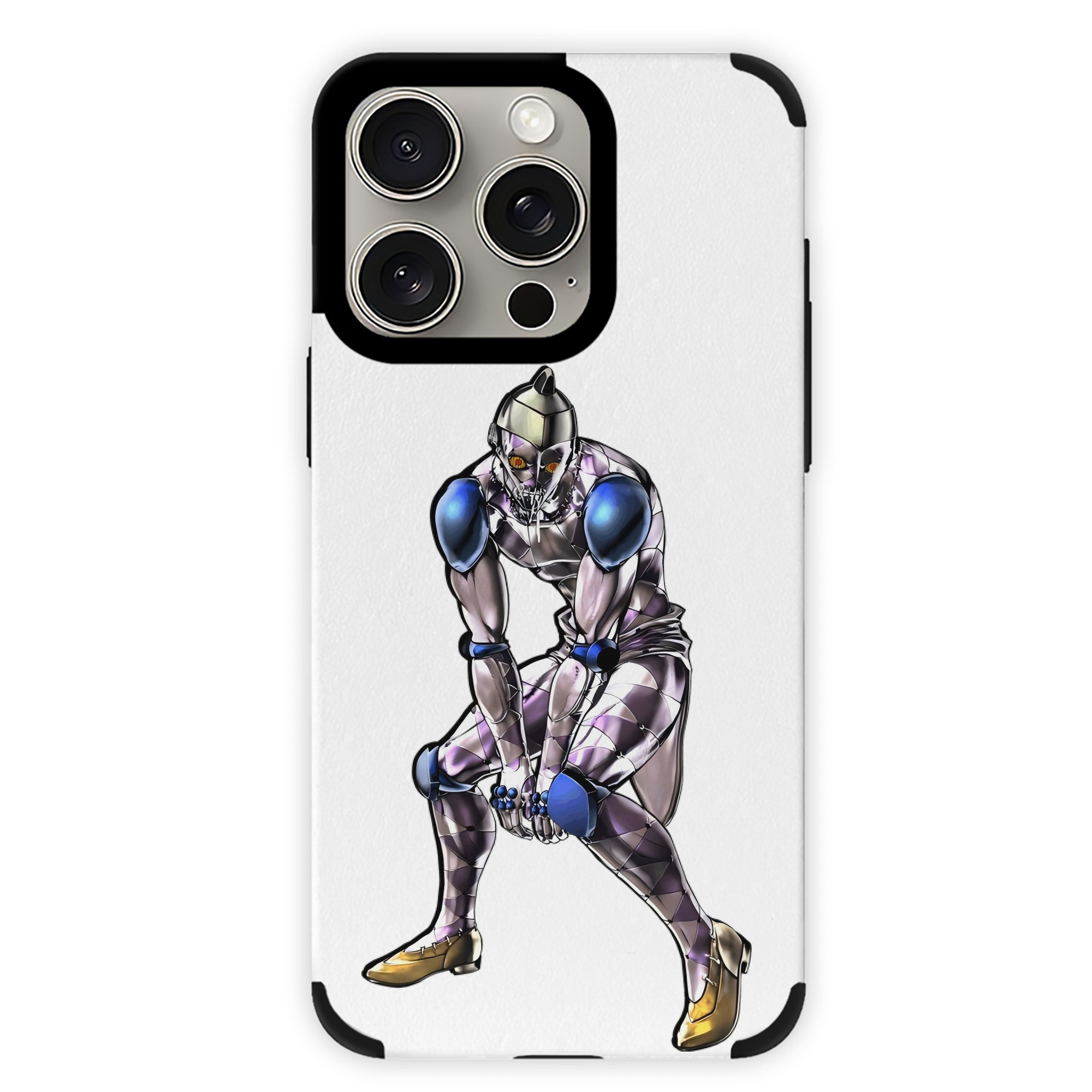 （画像用） ジョジョの奇妙な冒険 JoJo's Bizarre Adventure 【iPhone15ProMax対応】 PUレザー スマホケース 耐衝撃＆黄変防止