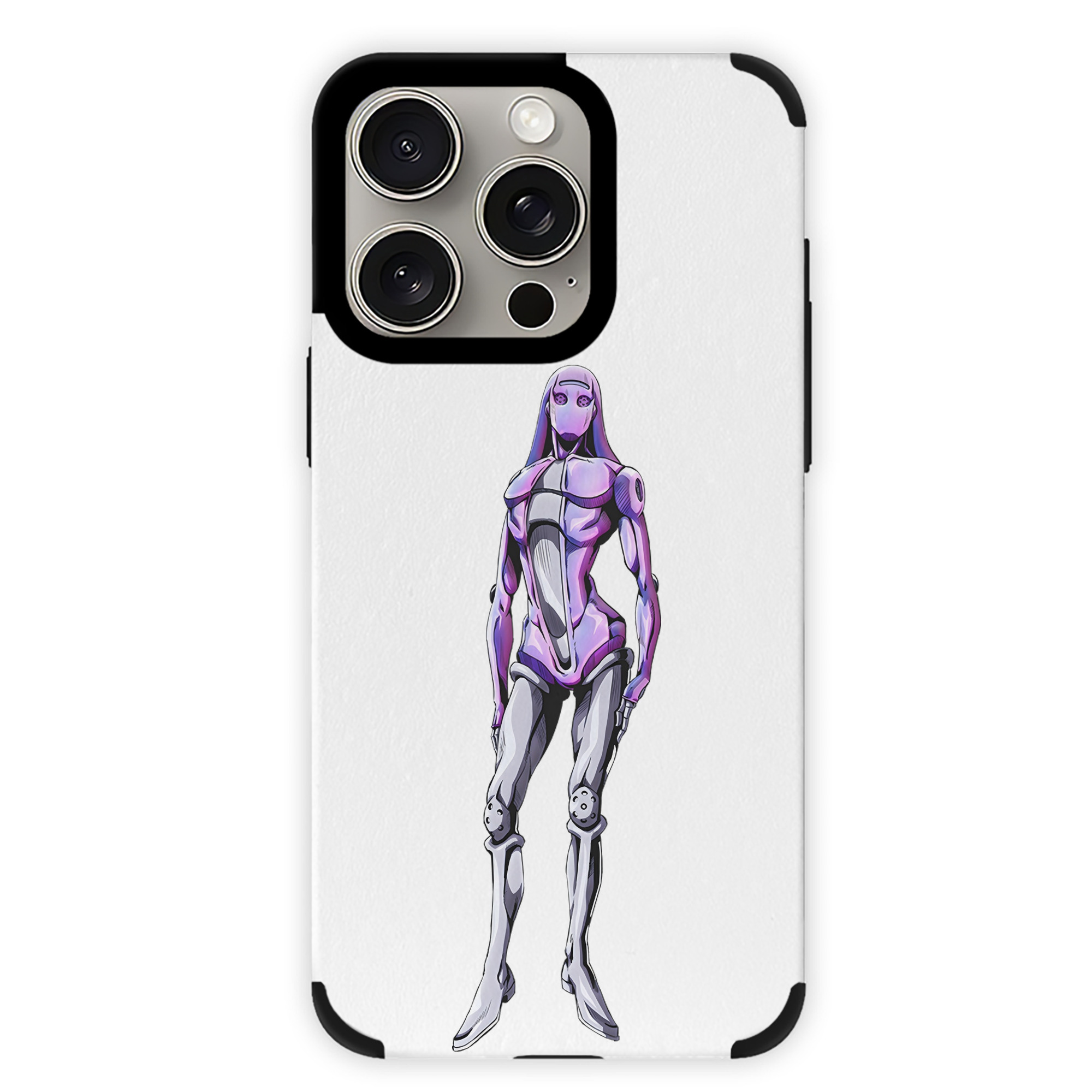 （画像用） ジョジョの奇妙な冒険 JoJo's Bizarre Adventure 【iPhone15ProMax対応】 PUレザー スマホケース 耐衝撃＆黄変防止