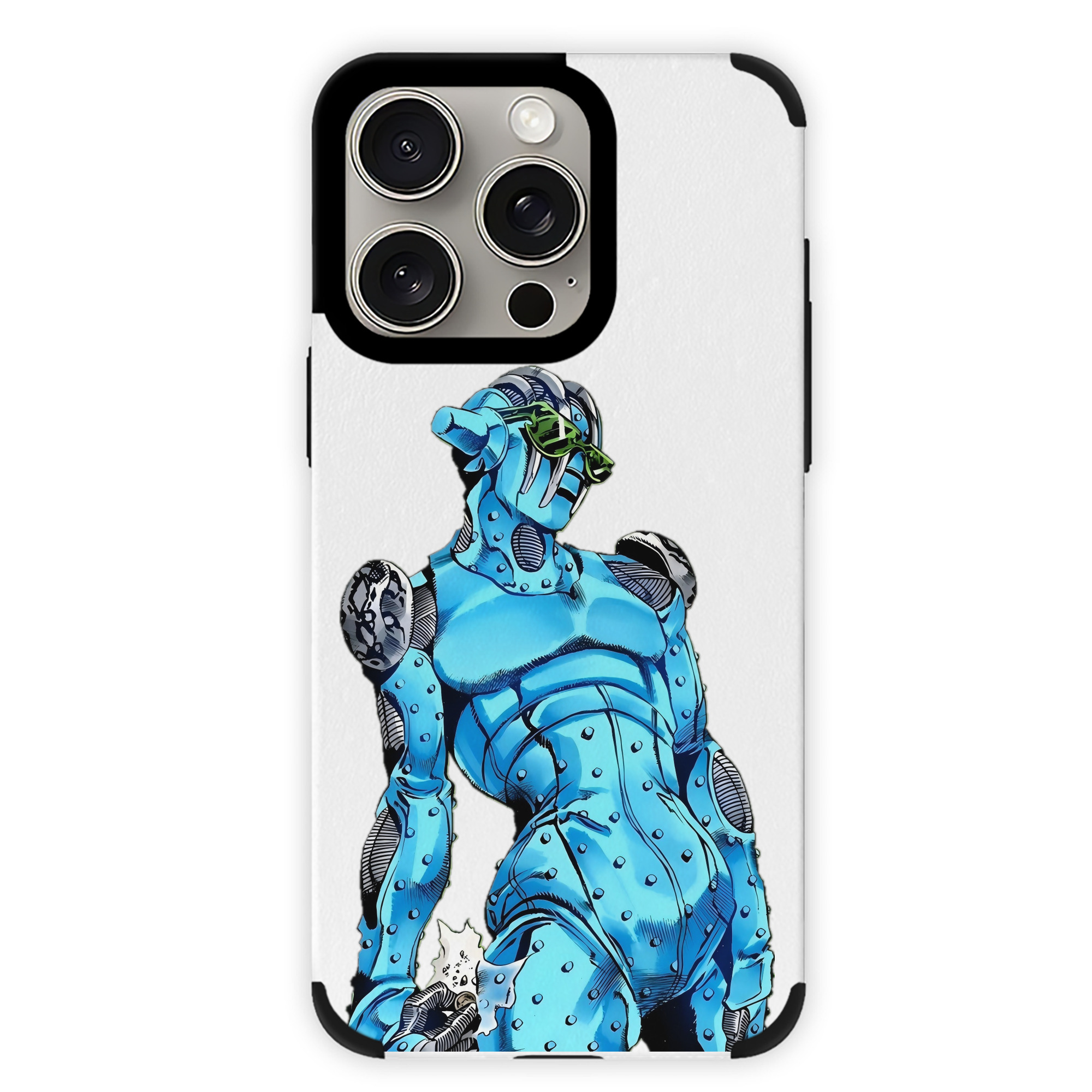 （画像用） ジョジョの奇妙な冒険 JoJo's Bizarre Adventure 【iPhone15ProMax対応】 PUレザー スマホケース 耐衝撃＆黄変防止