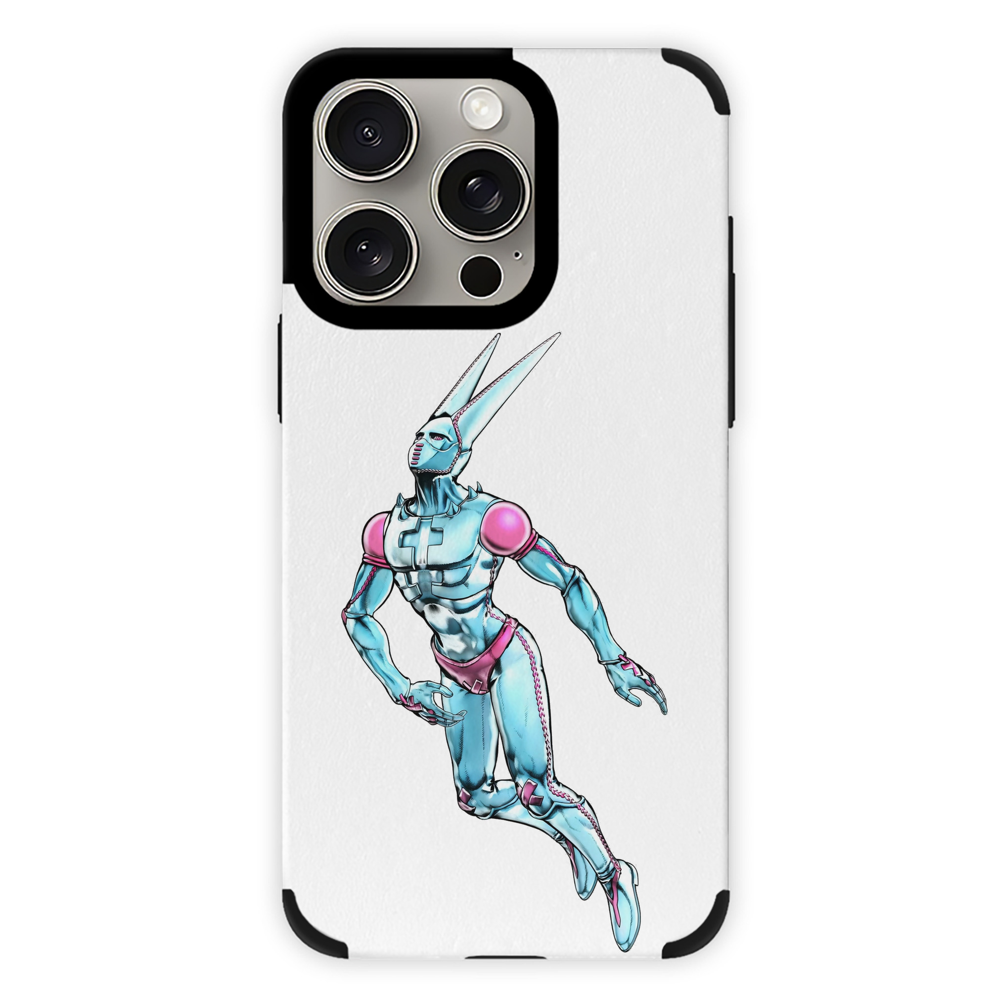 （画像用） ジョジョの奇妙な冒険 JoJo's Bizarre Adventure 【iPhone15ProMax対応】 PUレザー スマホケース 耐衝撃＆黄変防止