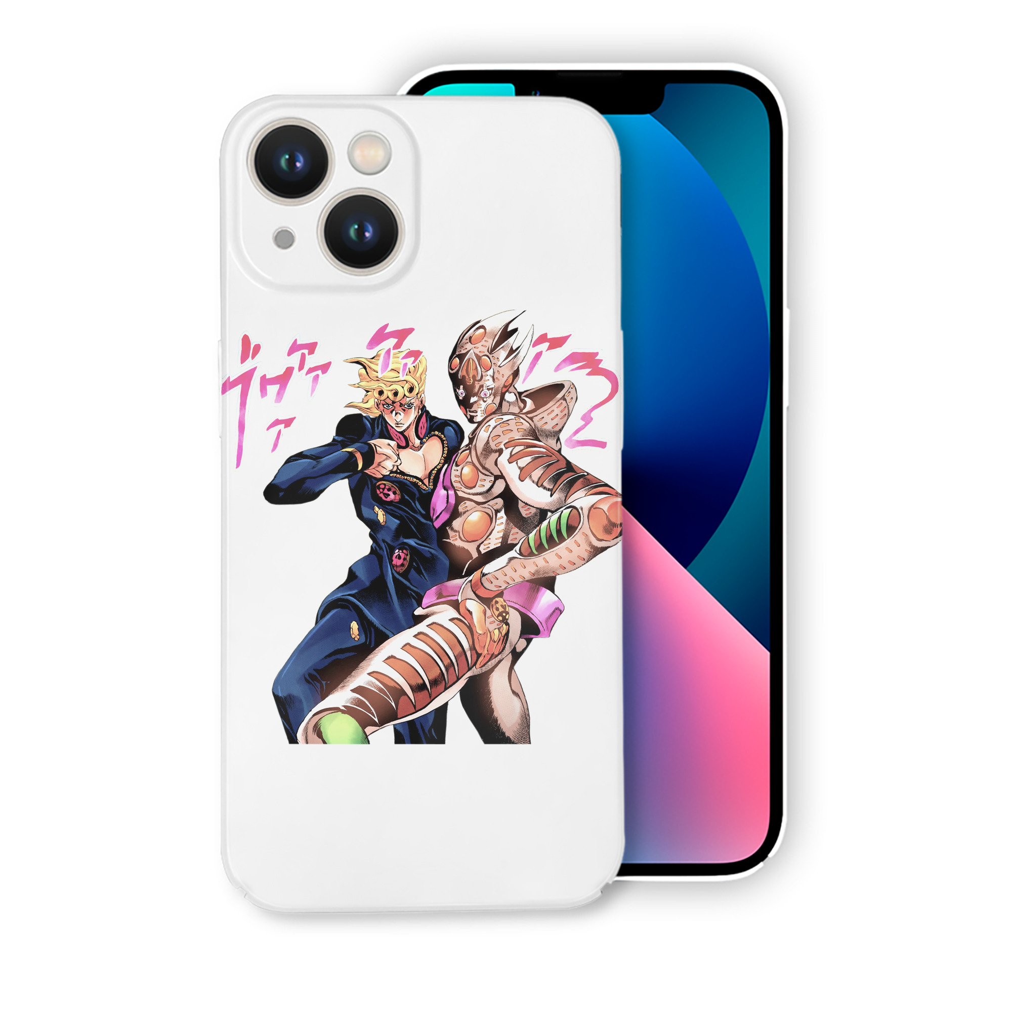 （画像用） ジョジョの奇妙な冒険 ジョルノ?ジョバァーナ JoJo's Bizarre Adventure Giorno Giovanna 【iPhone 14シリーズ対応】ハードケース