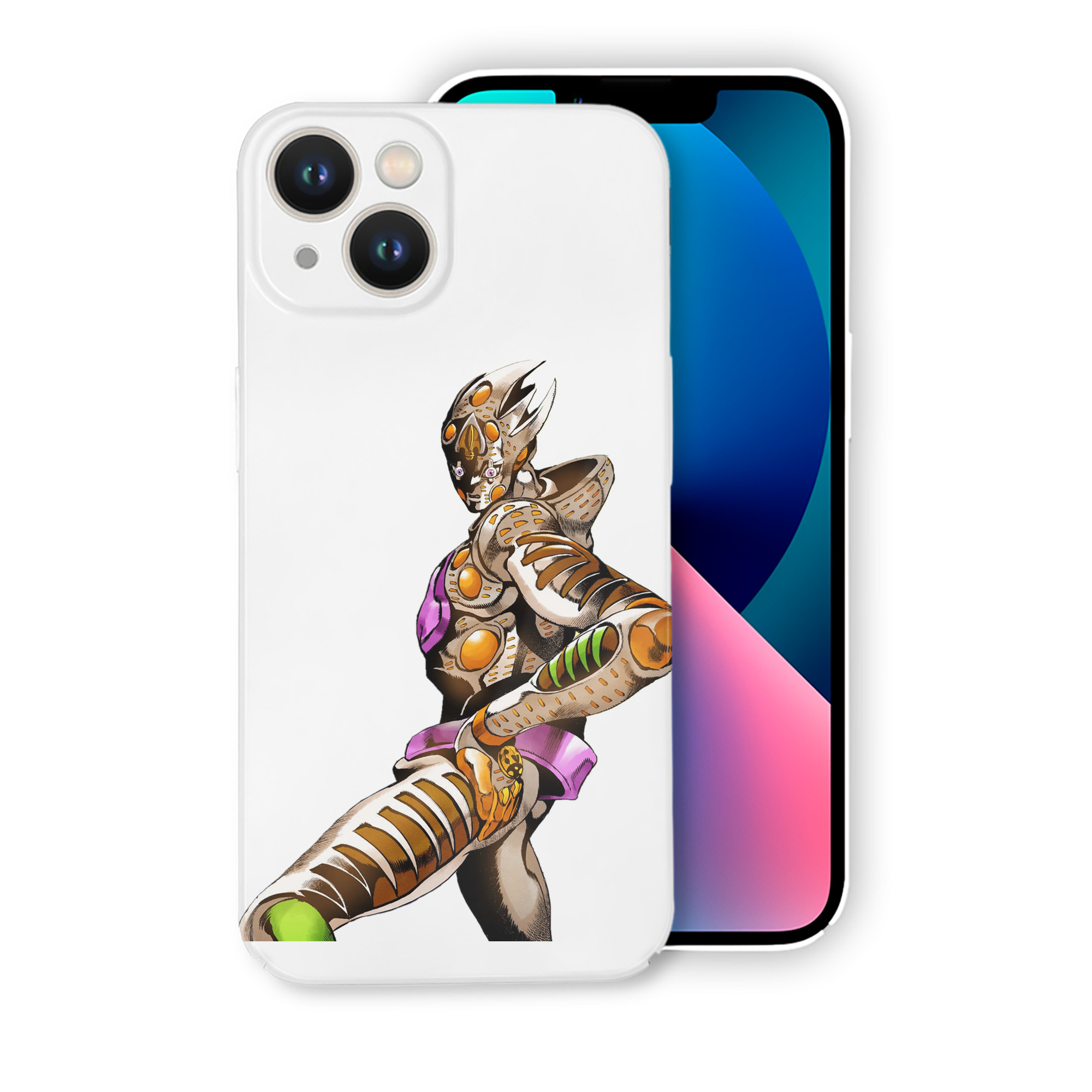 （画像用） ジョジョの奇妙な冒険 ジョルノ?ジョバァーナ JoJo's Bizarre Adventure Giorno Giovanna 【iPhone 14シリーズ対応】ハードケース