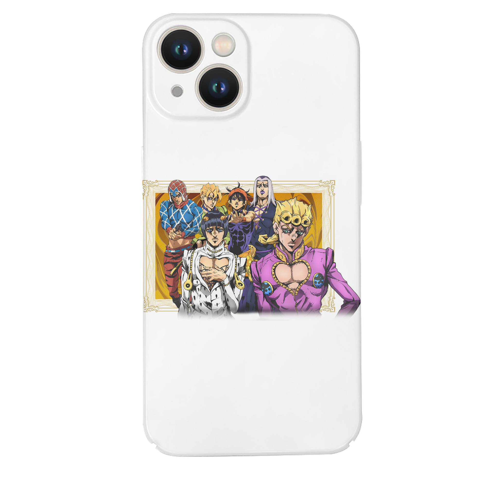 （画像用） ジョジョの奇妙な冒険 ジョルノ?ジョバァーナ JoJo's Bizarre Adventure Giorno Giovanna 【iPhone 14シリーズ対応】ハードケース