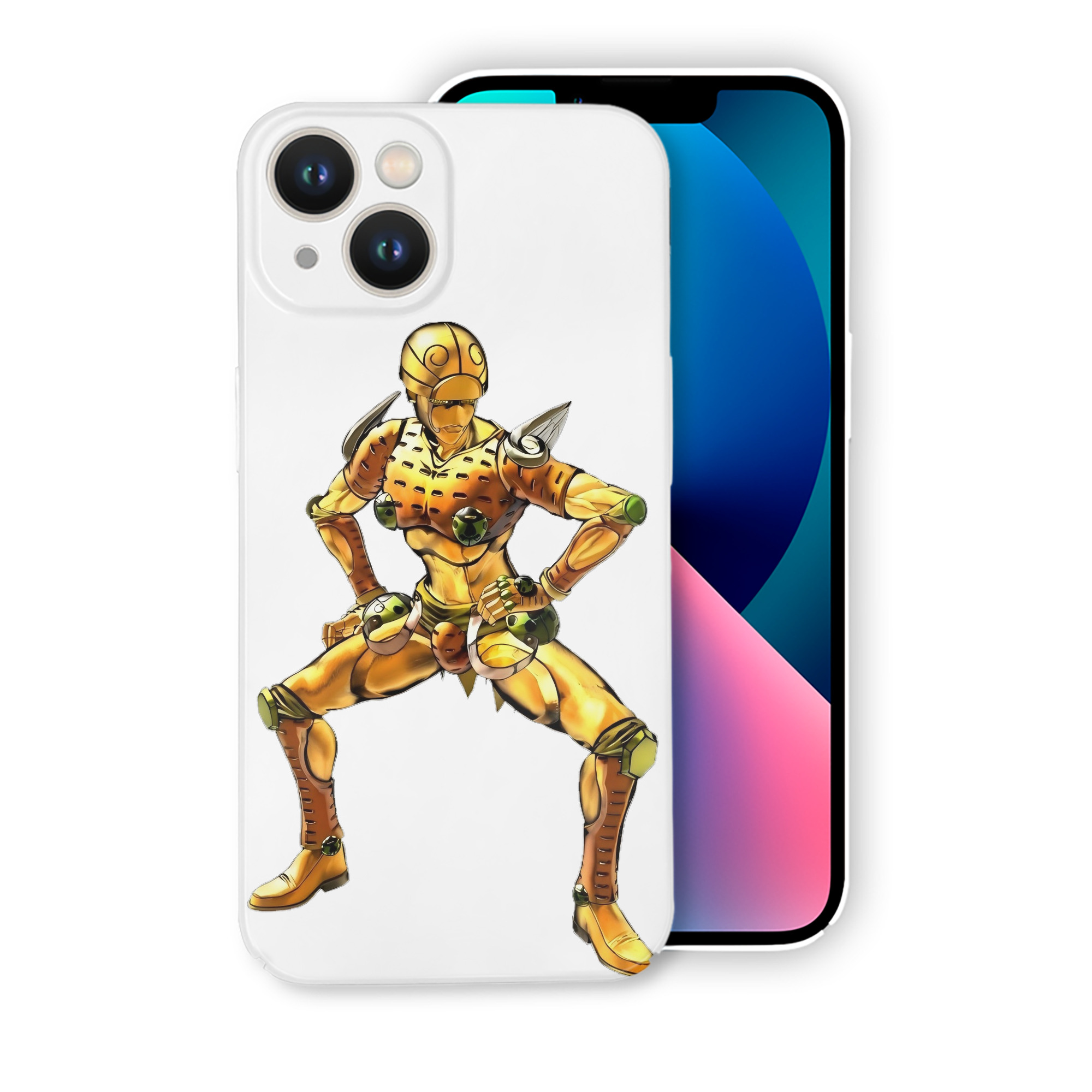 （画像用） ジョジョの奇妙な冒険 ジョルノ?ジョバァーナ JoJo's Bizarre Adventure Giorno Giovanna 【iPhone 14シリーズ対応】ハードケース
