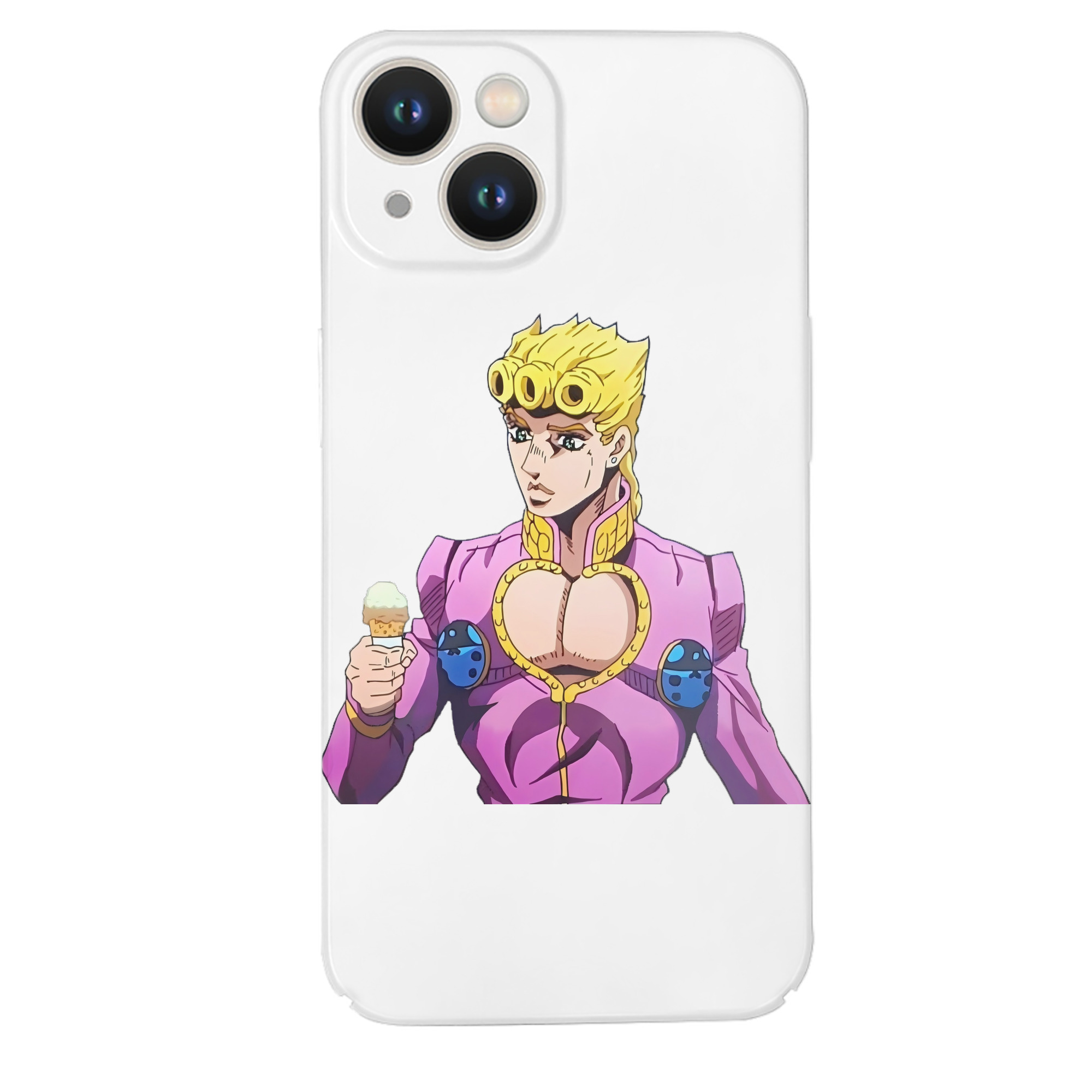 （画像用） ジョジョの奇妙な冒険 ジョルノ?ジョバァーナ JoJo's Bizarre Adventure Giorno Giovanna 【iPhone 14シリーズ対応】ハードケース