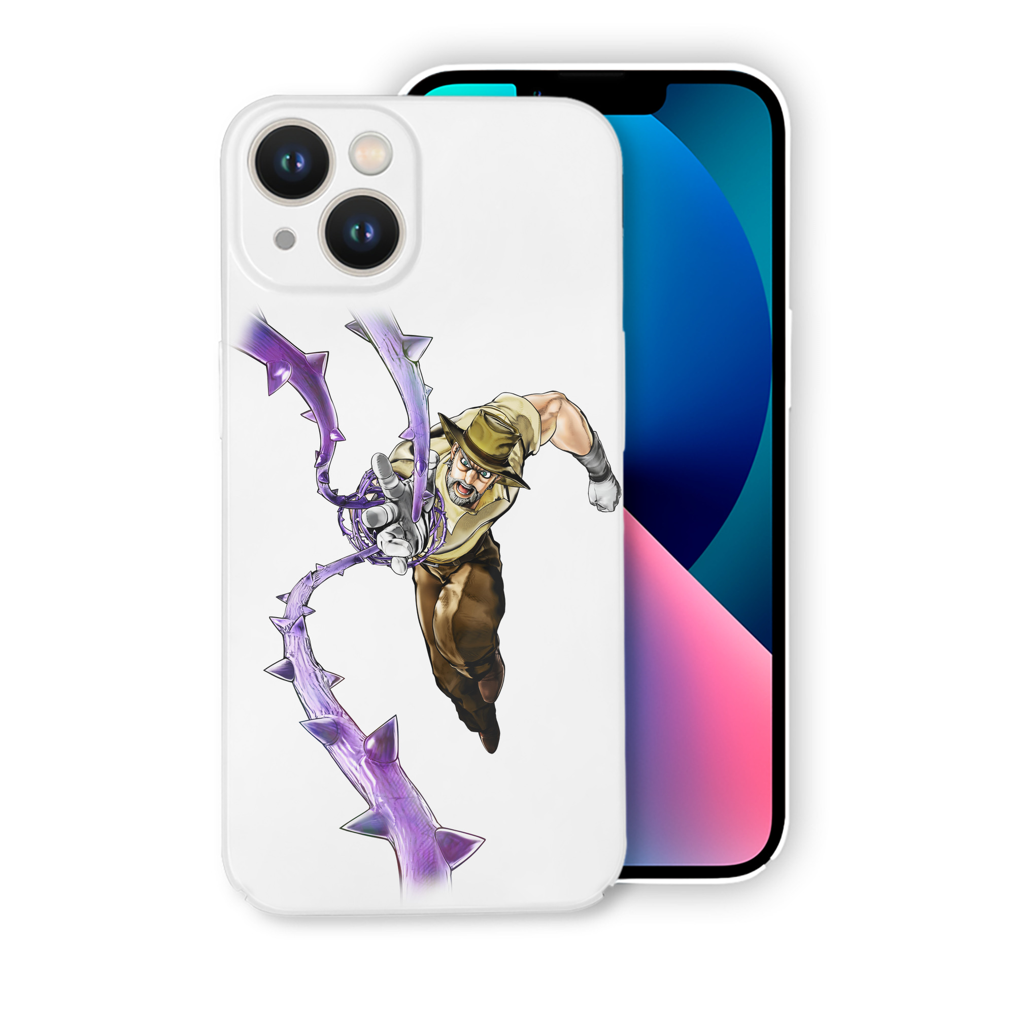 （画像用） ジョジョの奇妙な冒険 ジョセフ?ジョースター JoJo's Bizarre Adventure Joseph Joestar 【iPhone 14シリーズ対応】ハードケース