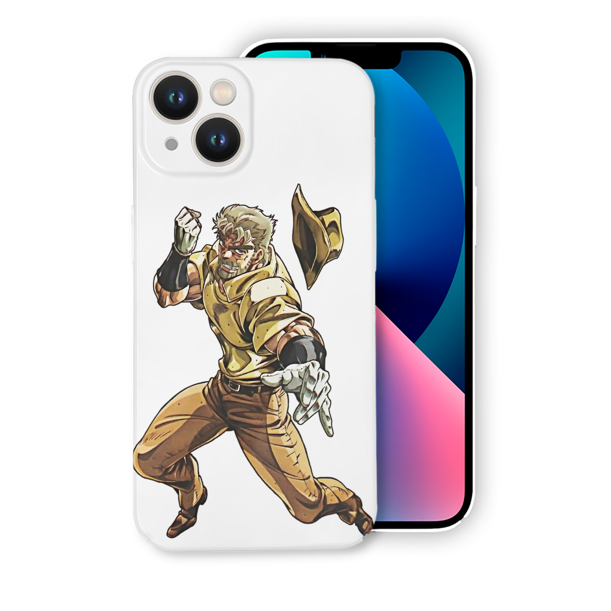 （画像用） ジョジョの奇妙な冒険 ジョセフ?ジョースター JoJo's Bizarre Adventure Joseph Joestar 【iPhone 14シリーズ対応】ハードケース