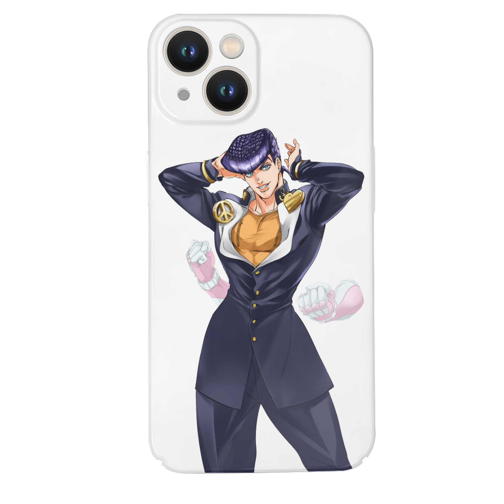（画像用） ジョジョの奇妙な冒険 ひがしかた じょうすけ JoJo's Bizarre Adventure Higashikata Josuke 【iPhone 14シリーズ対応】ハードケース