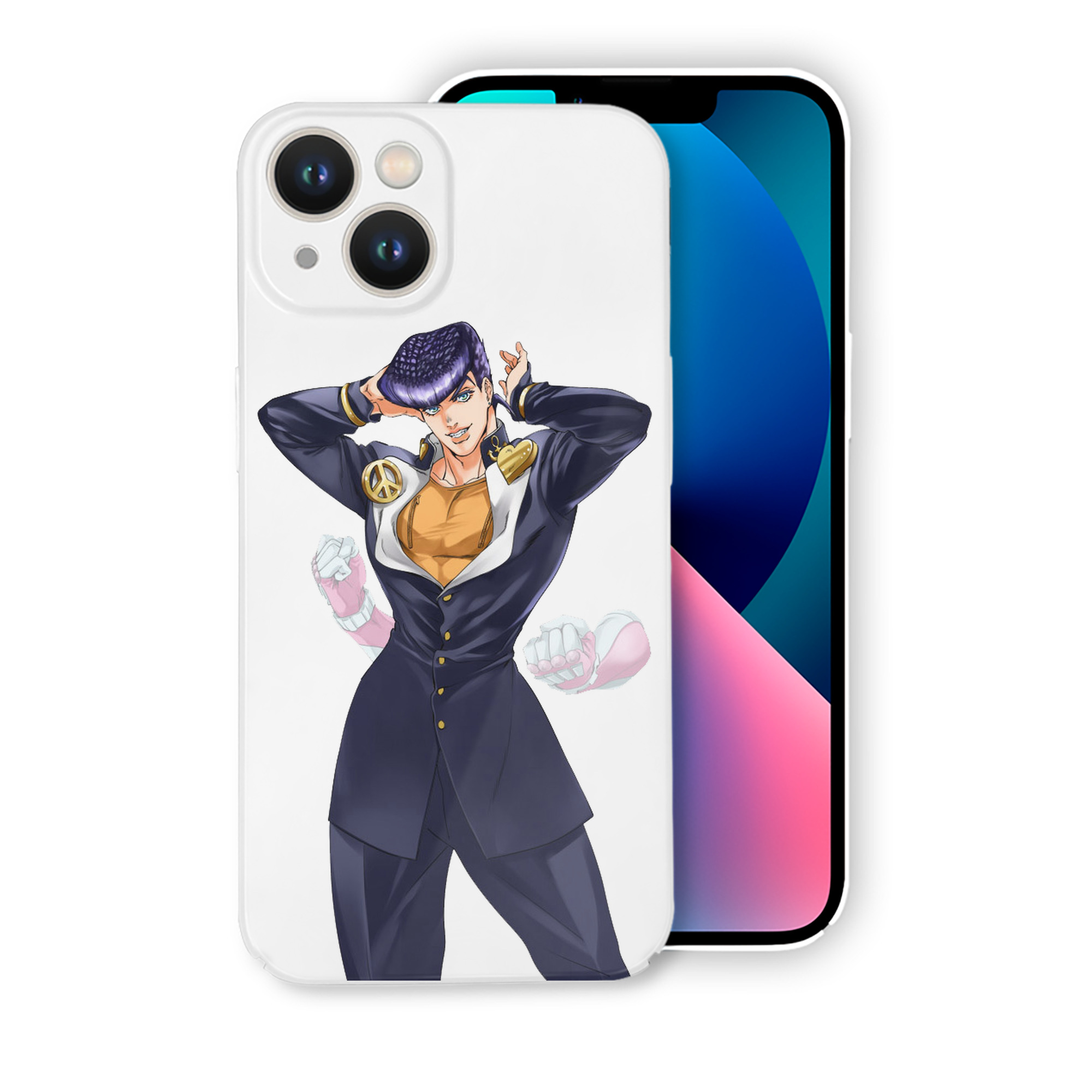 （画像用） ジョジョの奇妙な冒険 ひがしかた じょうすけ JoJo's Bizarre Adventure Higashikata Josuke 【iPhone 14シリーズ対応】ハードケース