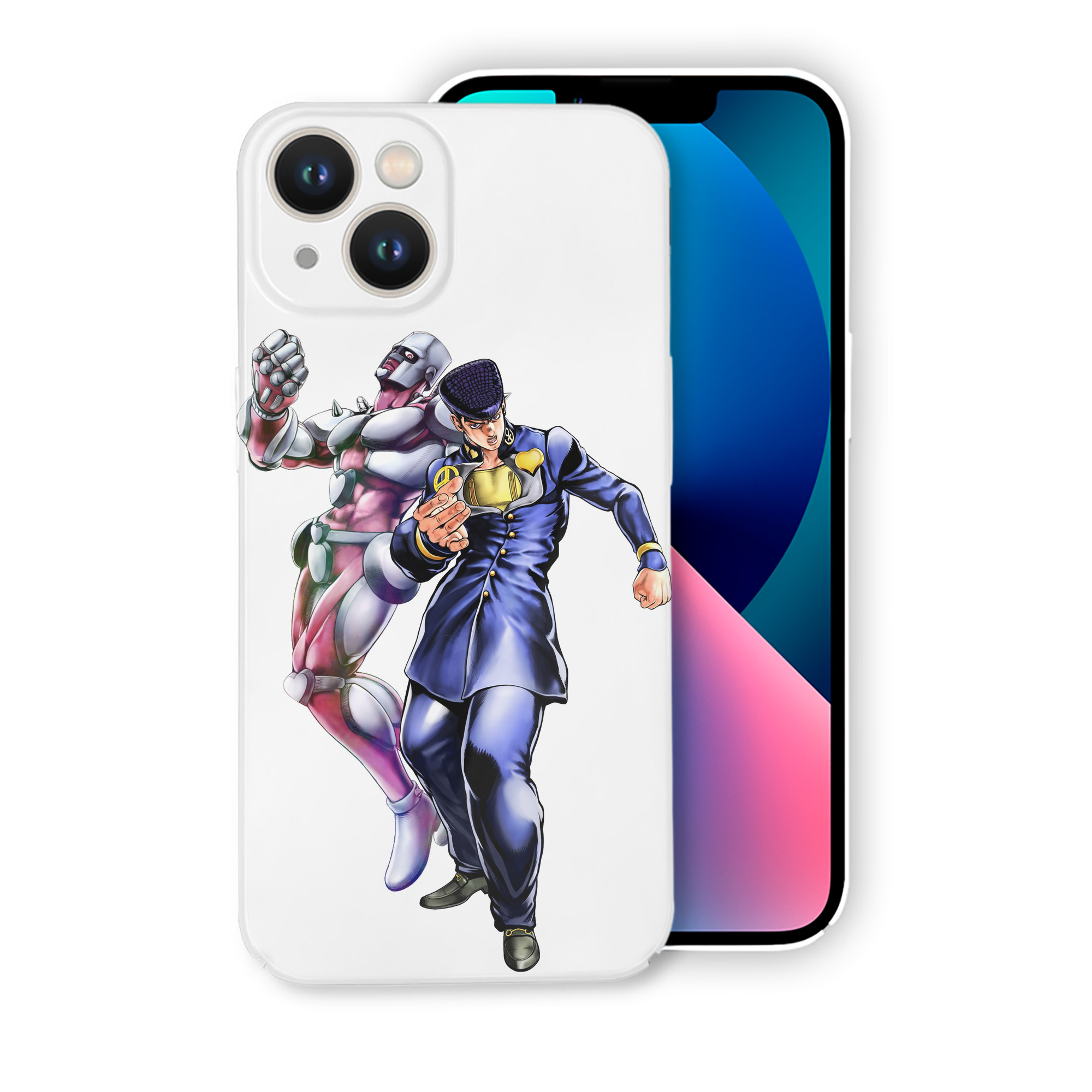 （画像用） ジョジョの奇妙な冒険 ひがしかた じょうすけ JoJo's Bizarre Adventure Higashikata Josuke 【iPhone 14シリーズ対応】ハードケース