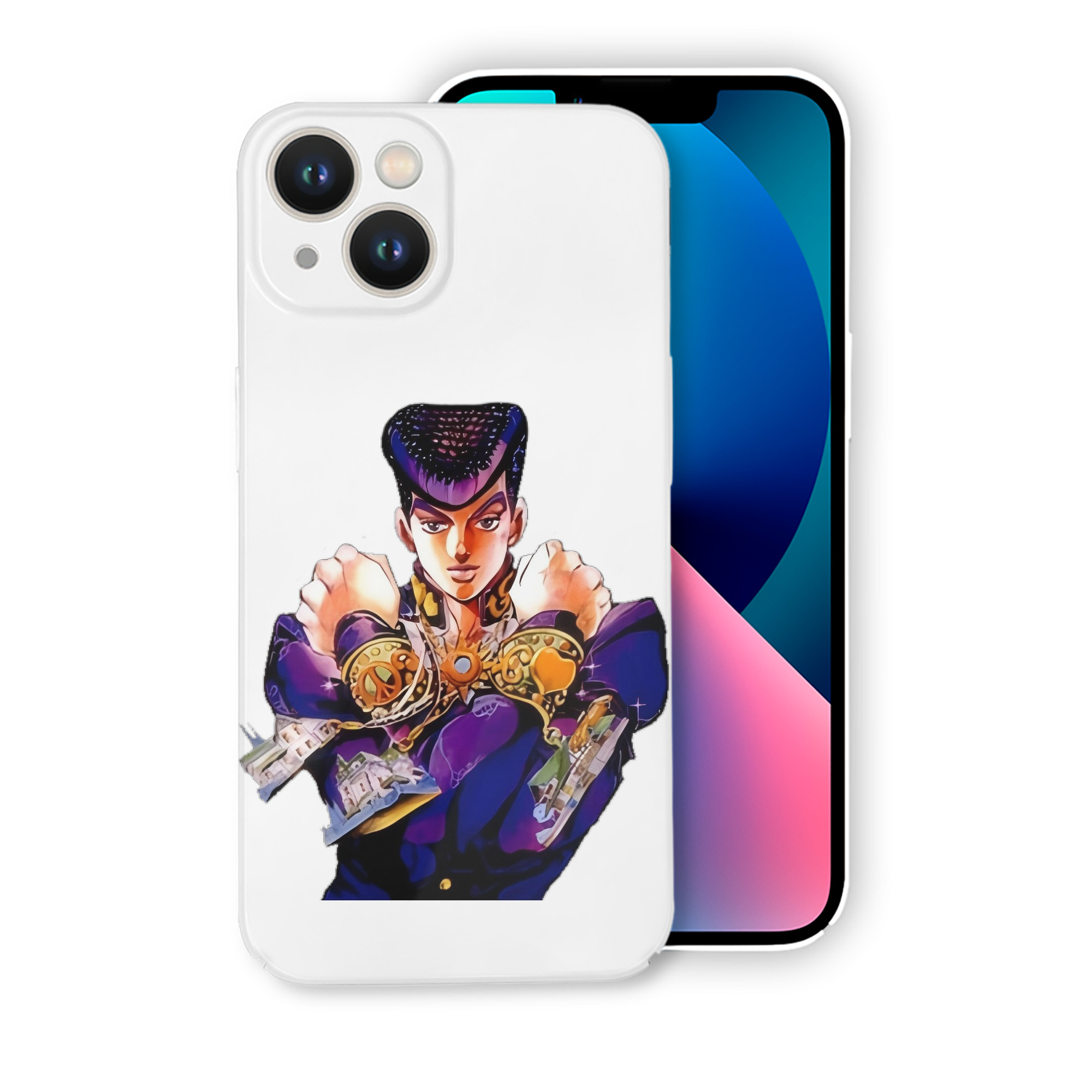 （画像用） ジョジョの奇妙な冒険 ひがしかた じょうすけ JoJo's Bizarre Adventure Higashikata Josuke 【iPhone 14シリーズ対応】ハードケース
