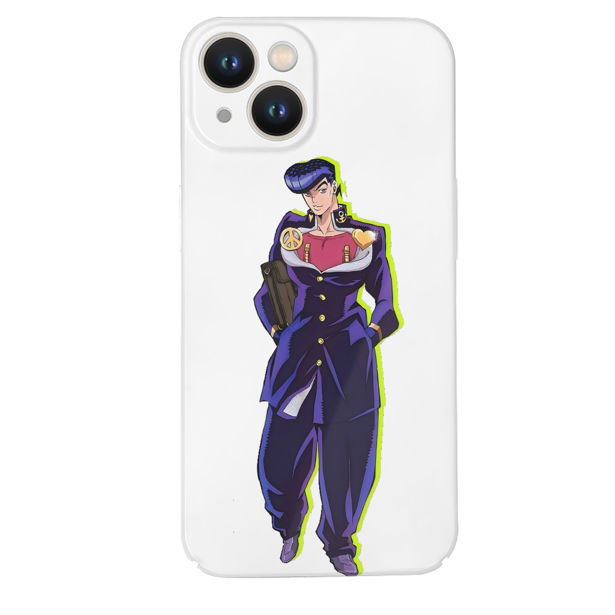（画像用） ジョジョの奇妙な冒険 ひがしかた じょうすけ JoJo's Bizarre Adventure Higashikata Josuke 【iPhone 14シリーズ対応】ハードケース