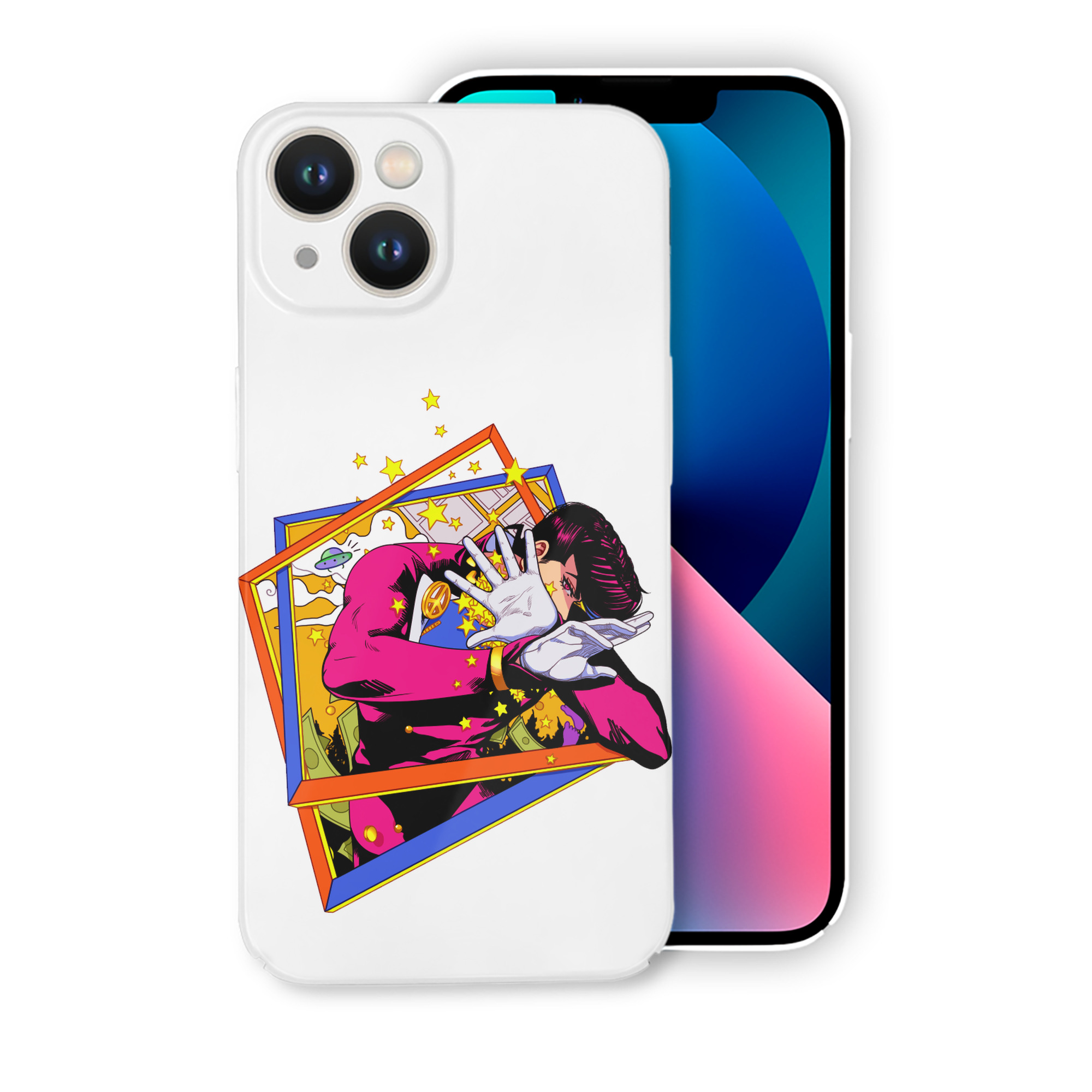 （画像用） ジョジョの奇妙な冒険 ひがしかた じょうすけ JoJo's Bizarre Adventure Higashikata Josuke 【iPhone 14シリーズ対応】ハードケース